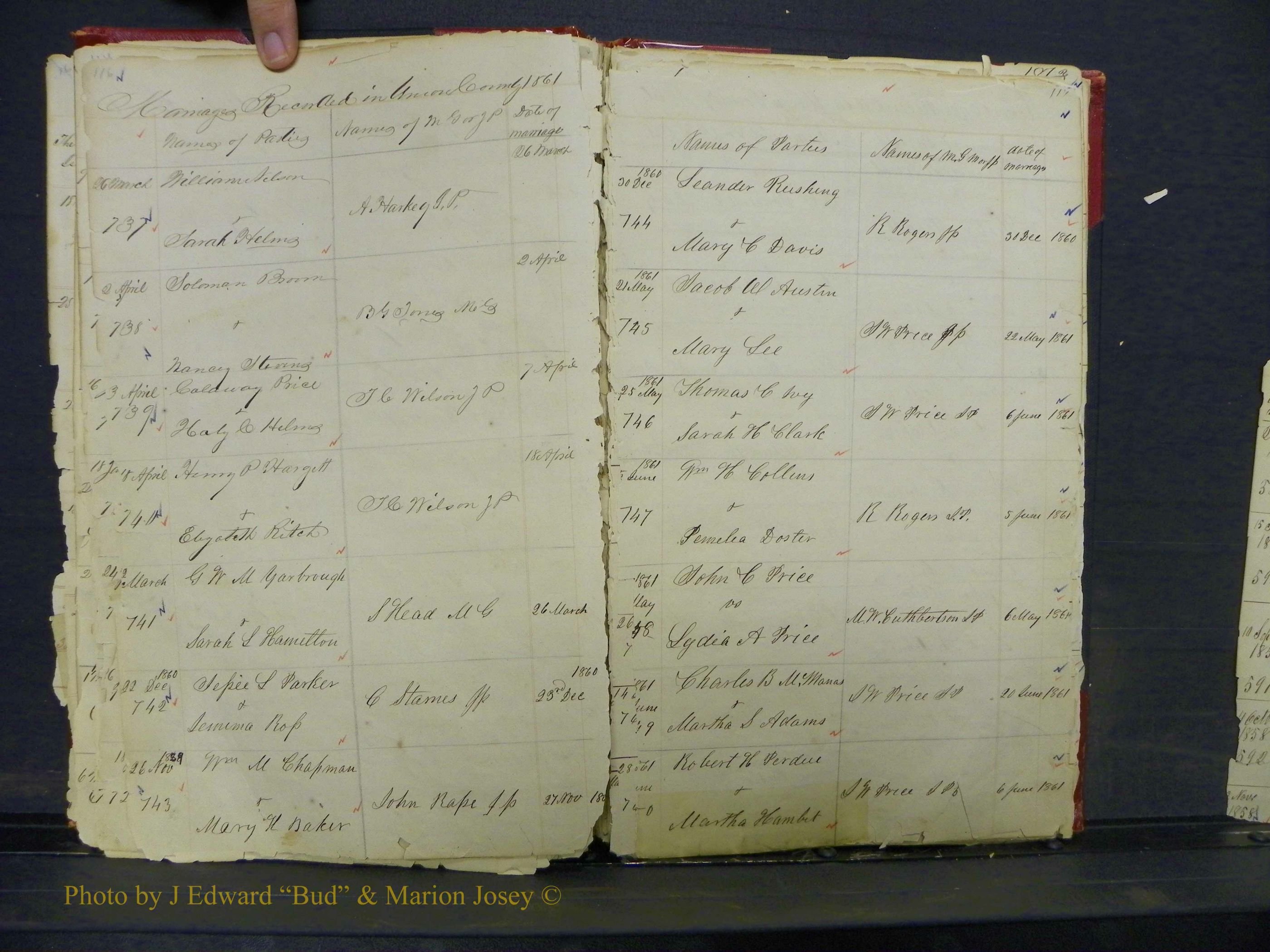 Union Co, NC Marriage Books 1, A-Z, 1851-1853 (54).JPG