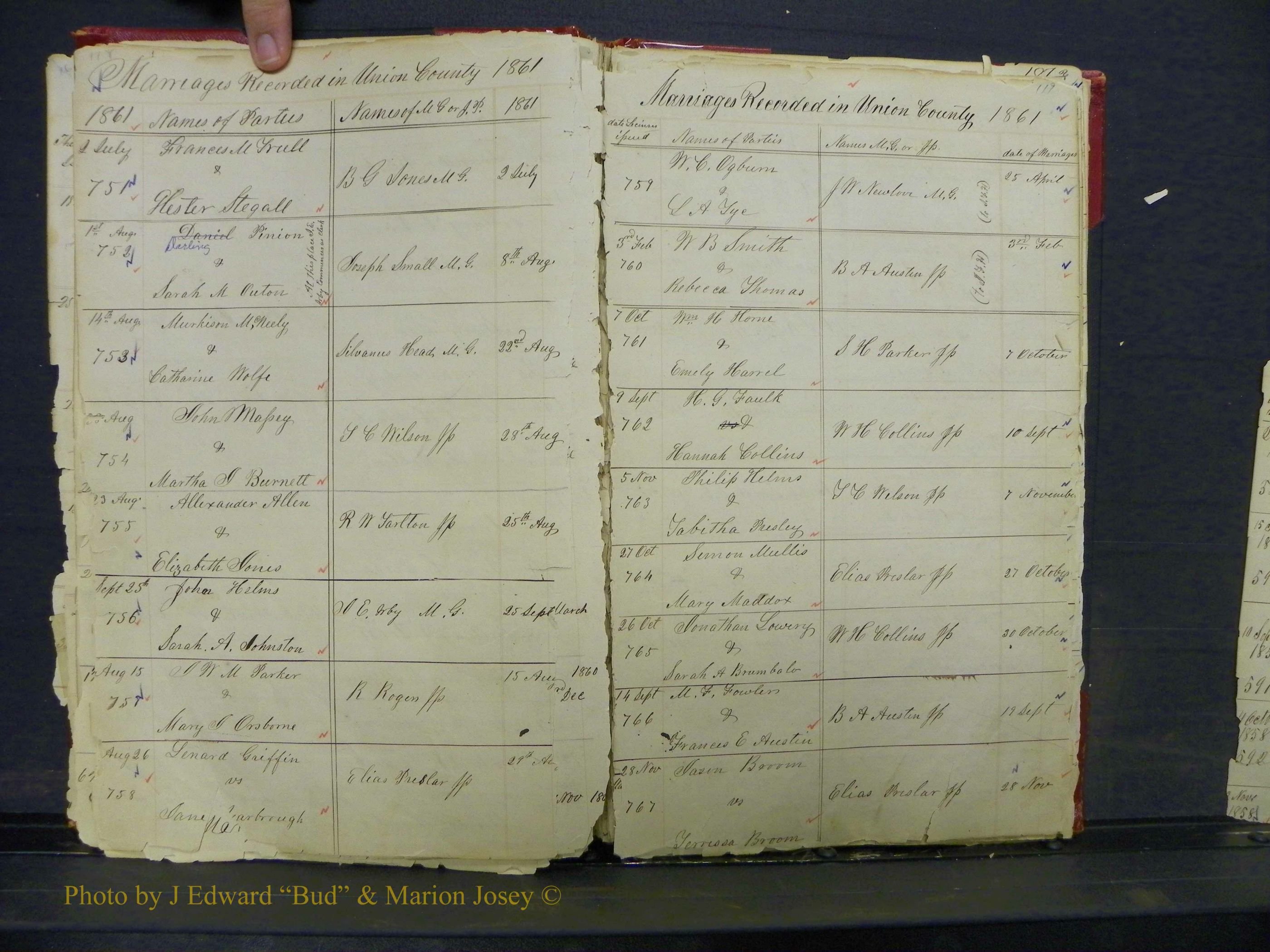 Union Co, NC Marriage Books 1, A-Z, 1851-1853 (55).JPG
