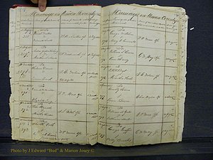 Union Co, NC Marriage Books 1, A-Z, 1851-1853 (26).JPG