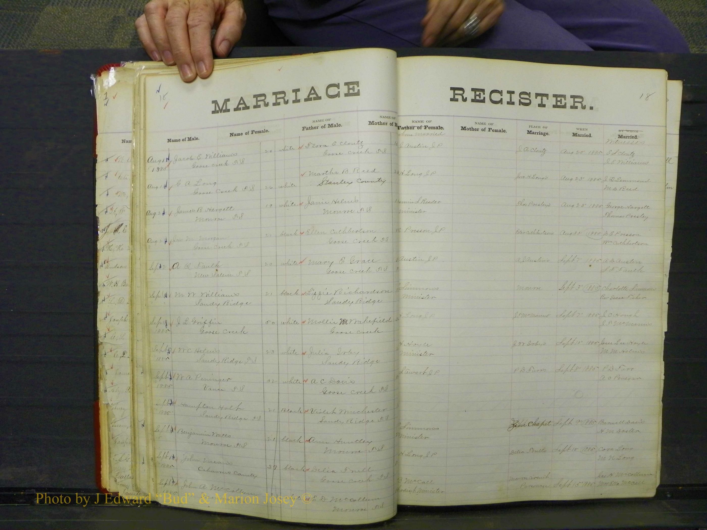 Union Co, NC Marriage Book 4, A-Z, 1870-1894 (21).JPG