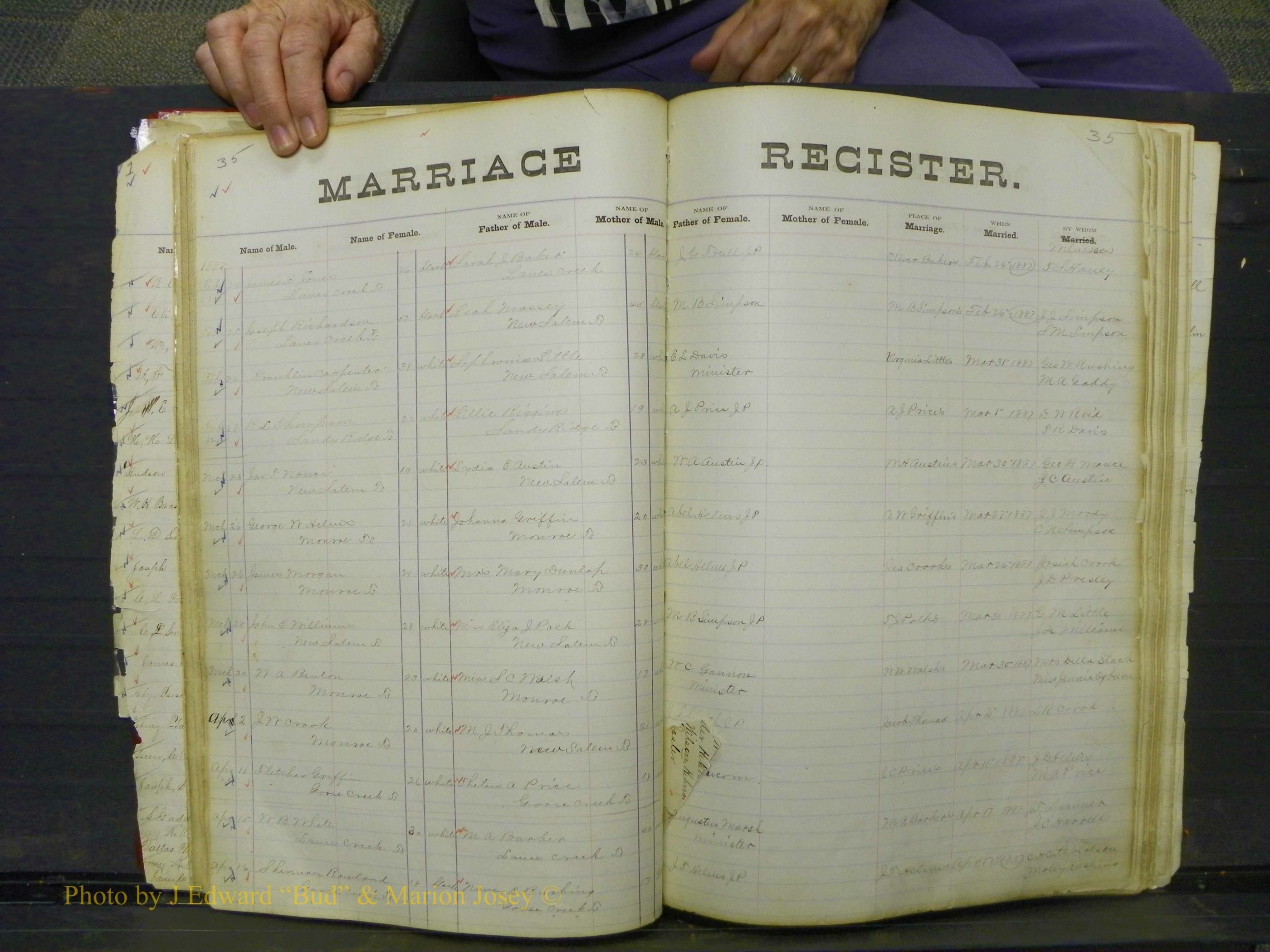 Union Co, NC Marriage Book 4, A-Z, 1870-1894 (39).JPG