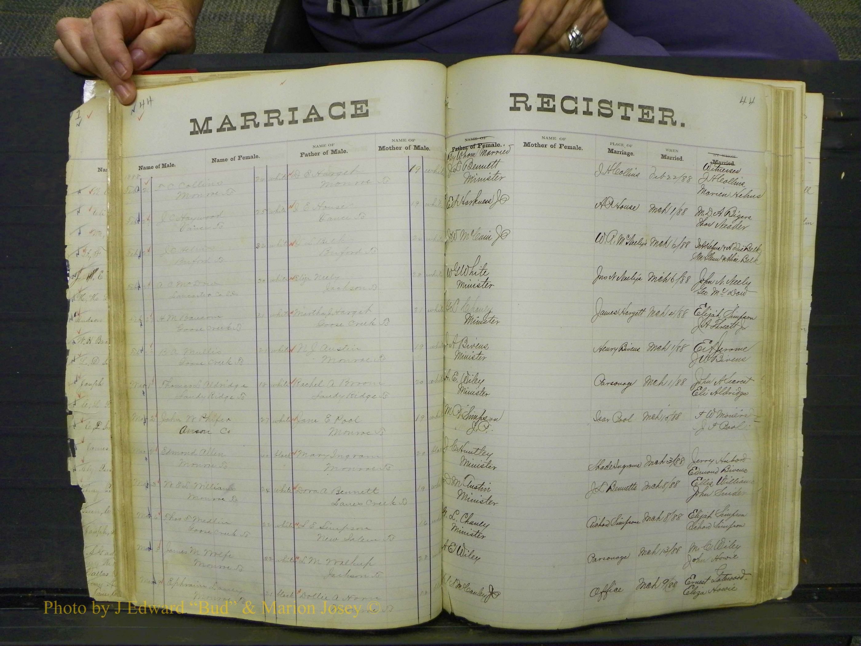 Union Co, NC Marriage Book 4, A-Z, 1870-1894 (49).JPG
