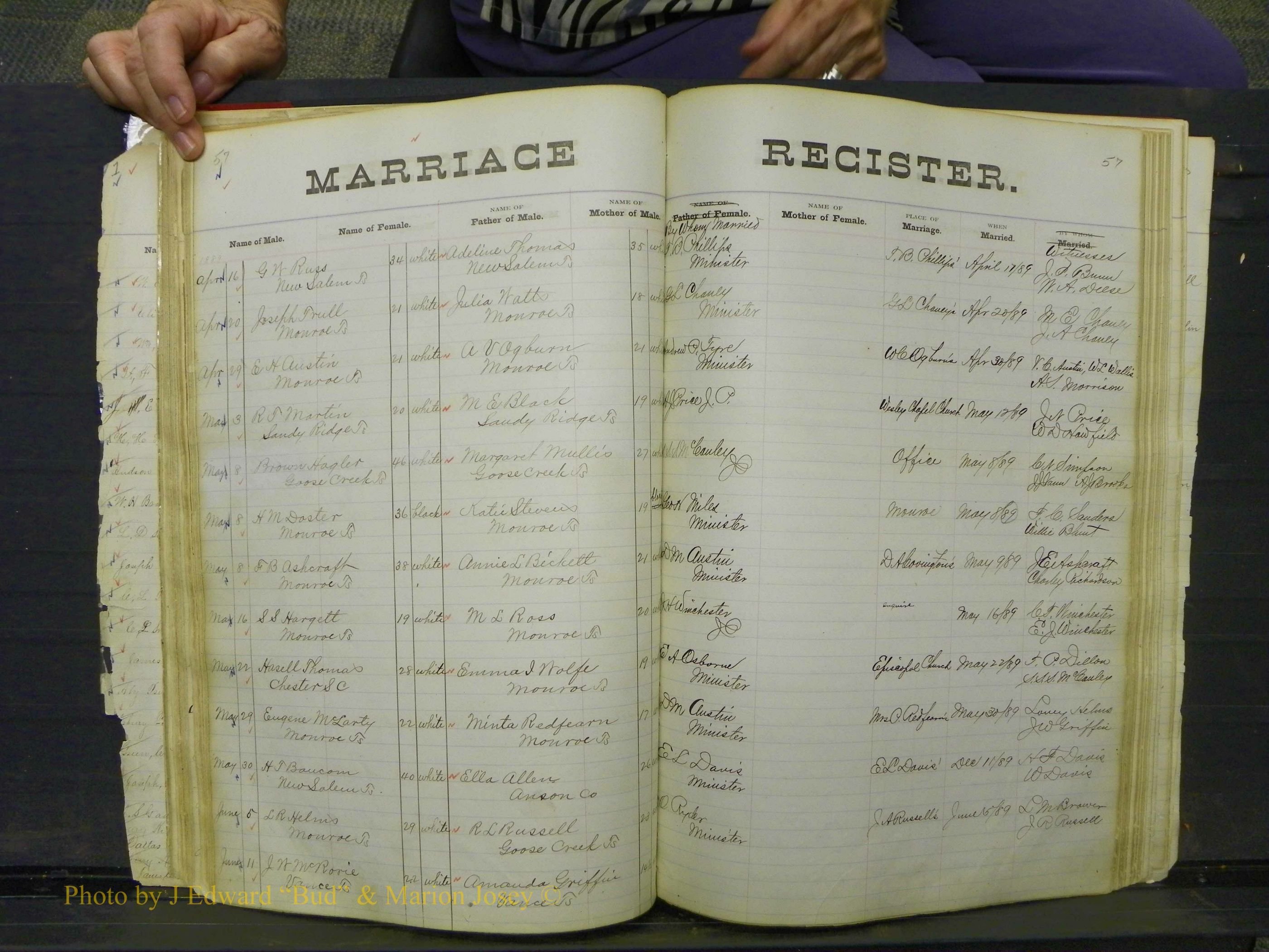 Union Co, NC Marriage Book 4, A-Z, 1870-1894 (62).JPG