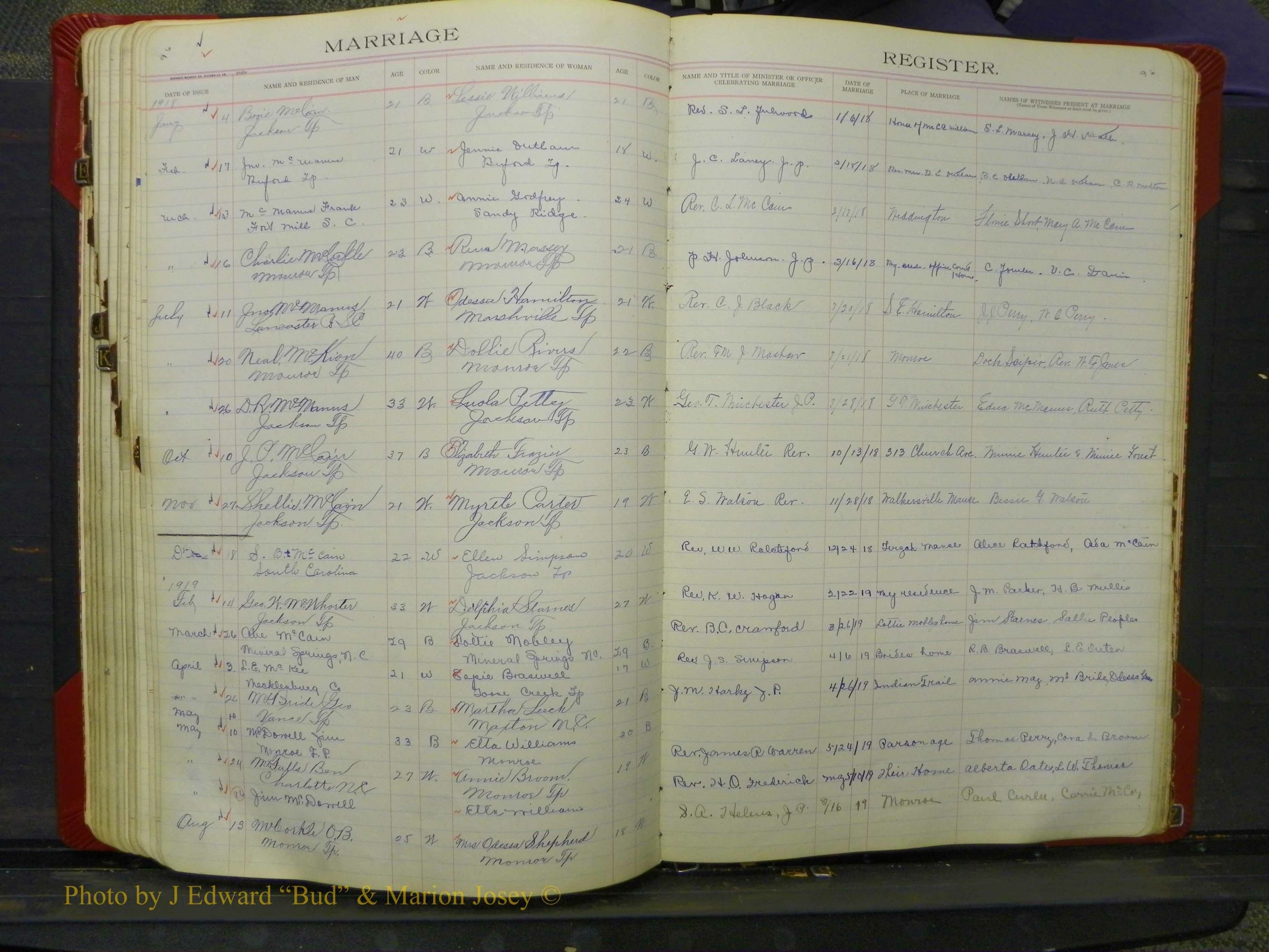 Union Co, NC Marriage Book 8, A-Z, 1914-1920 (89).JPG