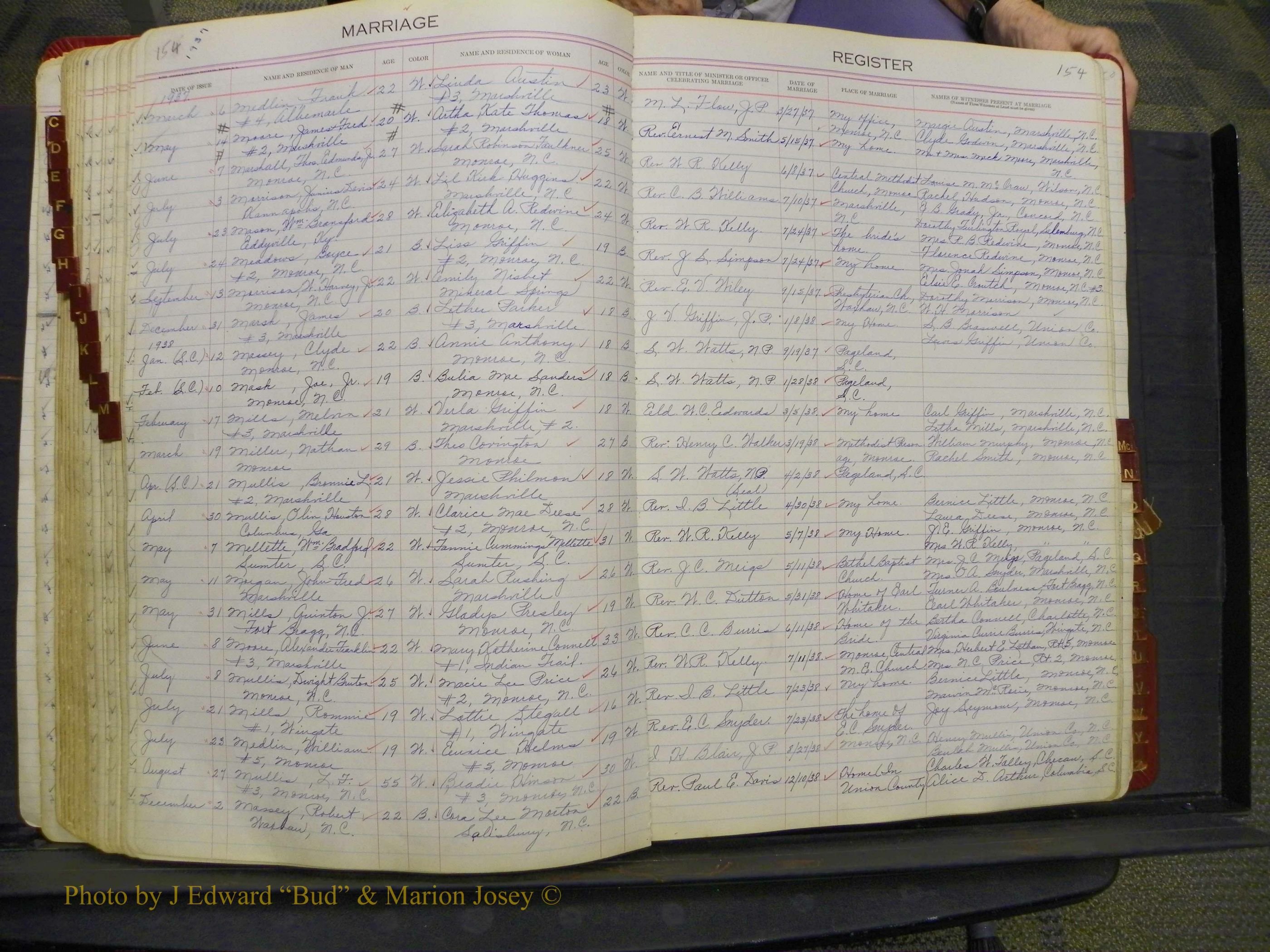 Union Co, NC Marriages, Book 9, 1920-1938 (87).JPG