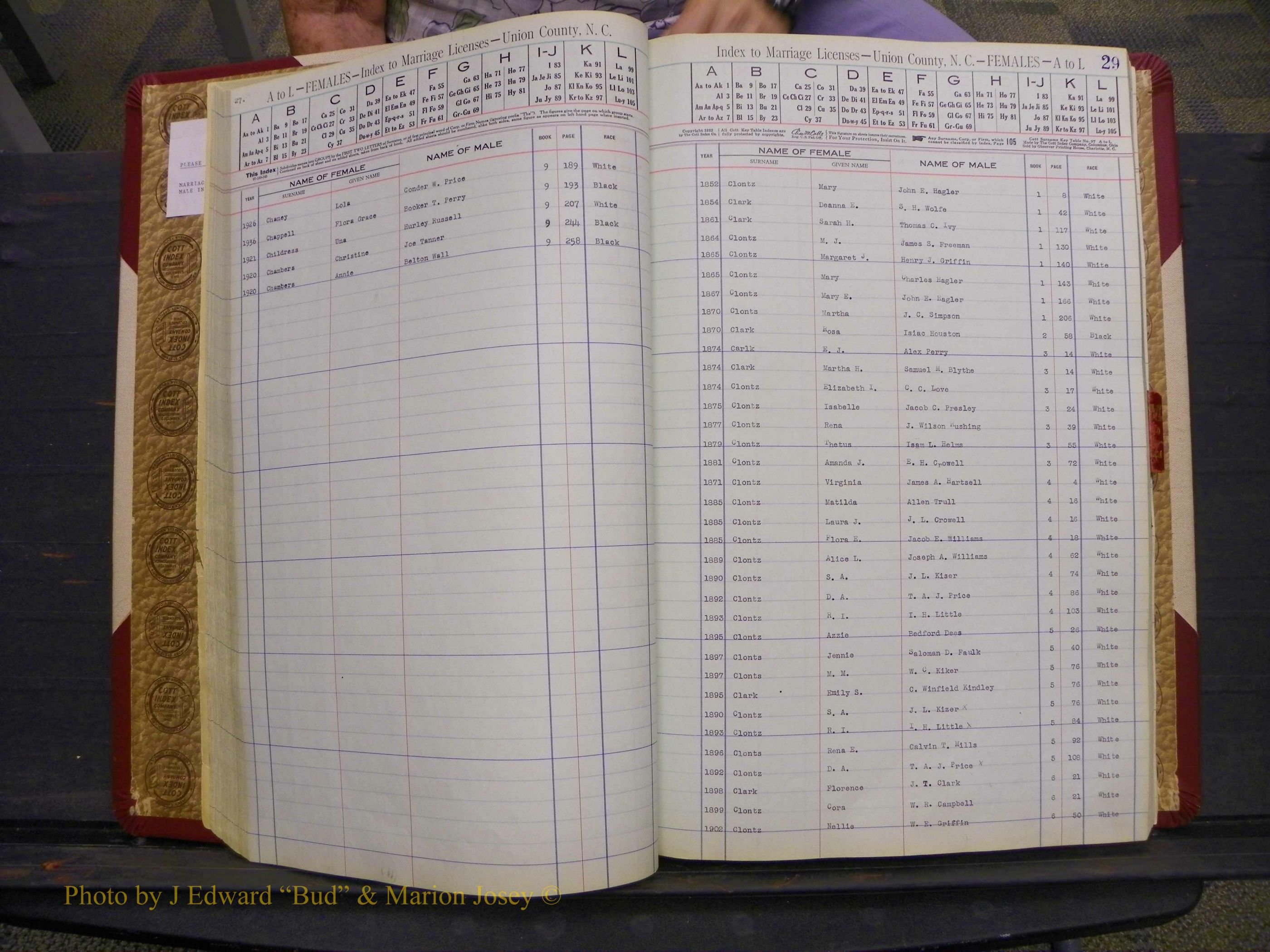 Union Co, NC Marriages Female Index, A-Z, 1842-1936 (41).JPG