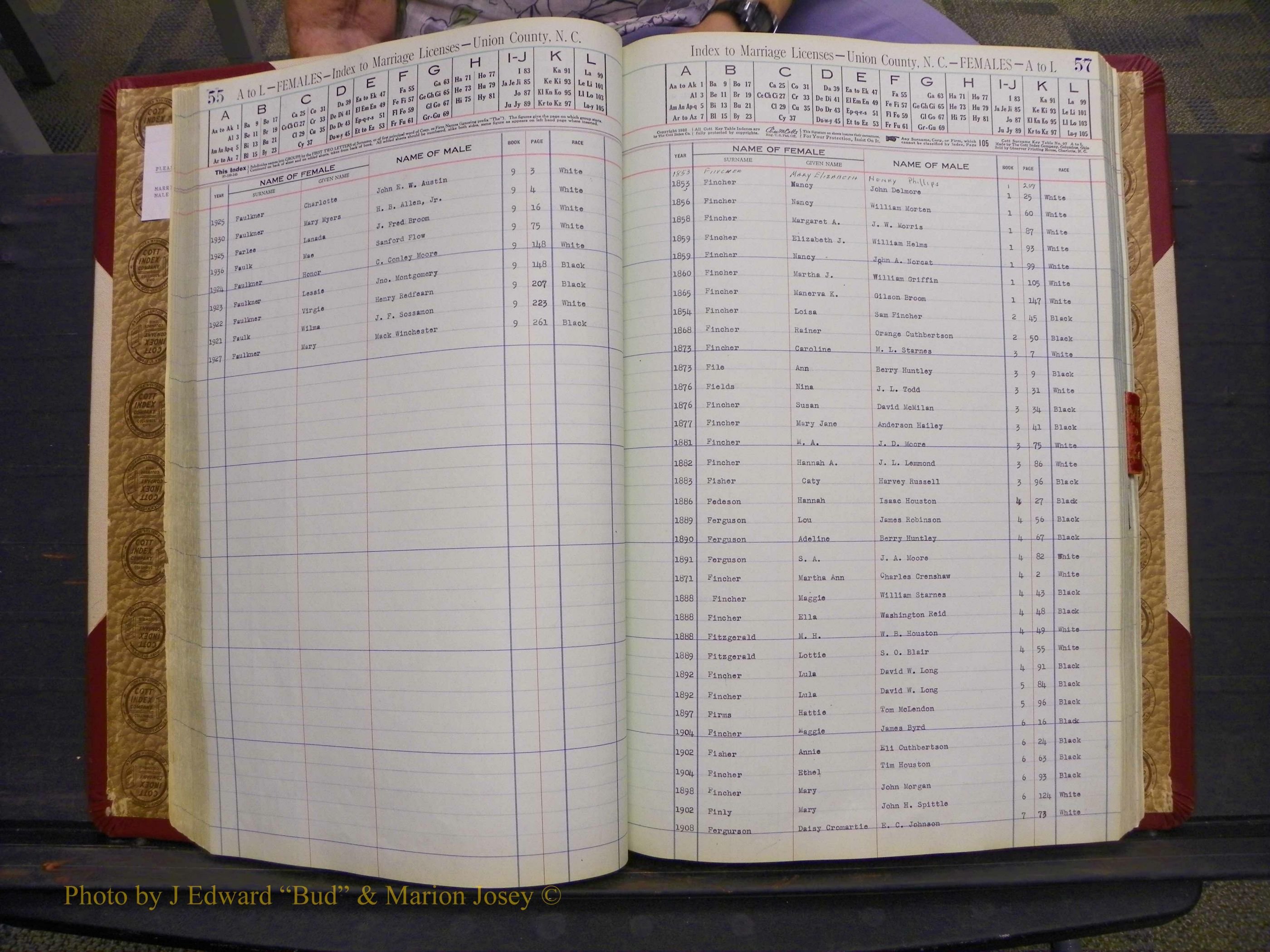 Union Co, NC Marriages Female Index, A-Z, 1842-1936 (67).JPG