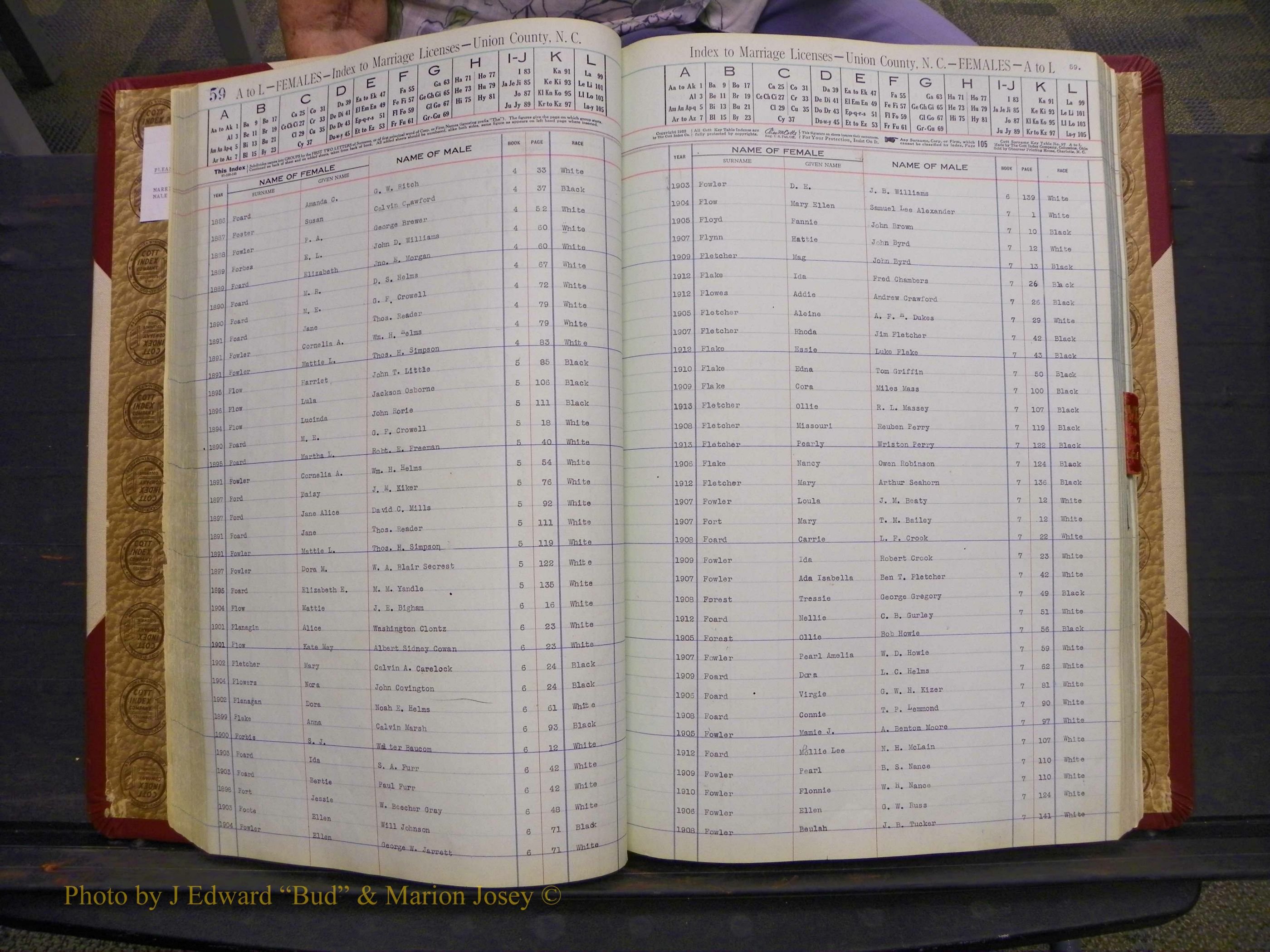 Union Co, NC Marriages Female Index, A-Z, 1842-1936 (70).JPG