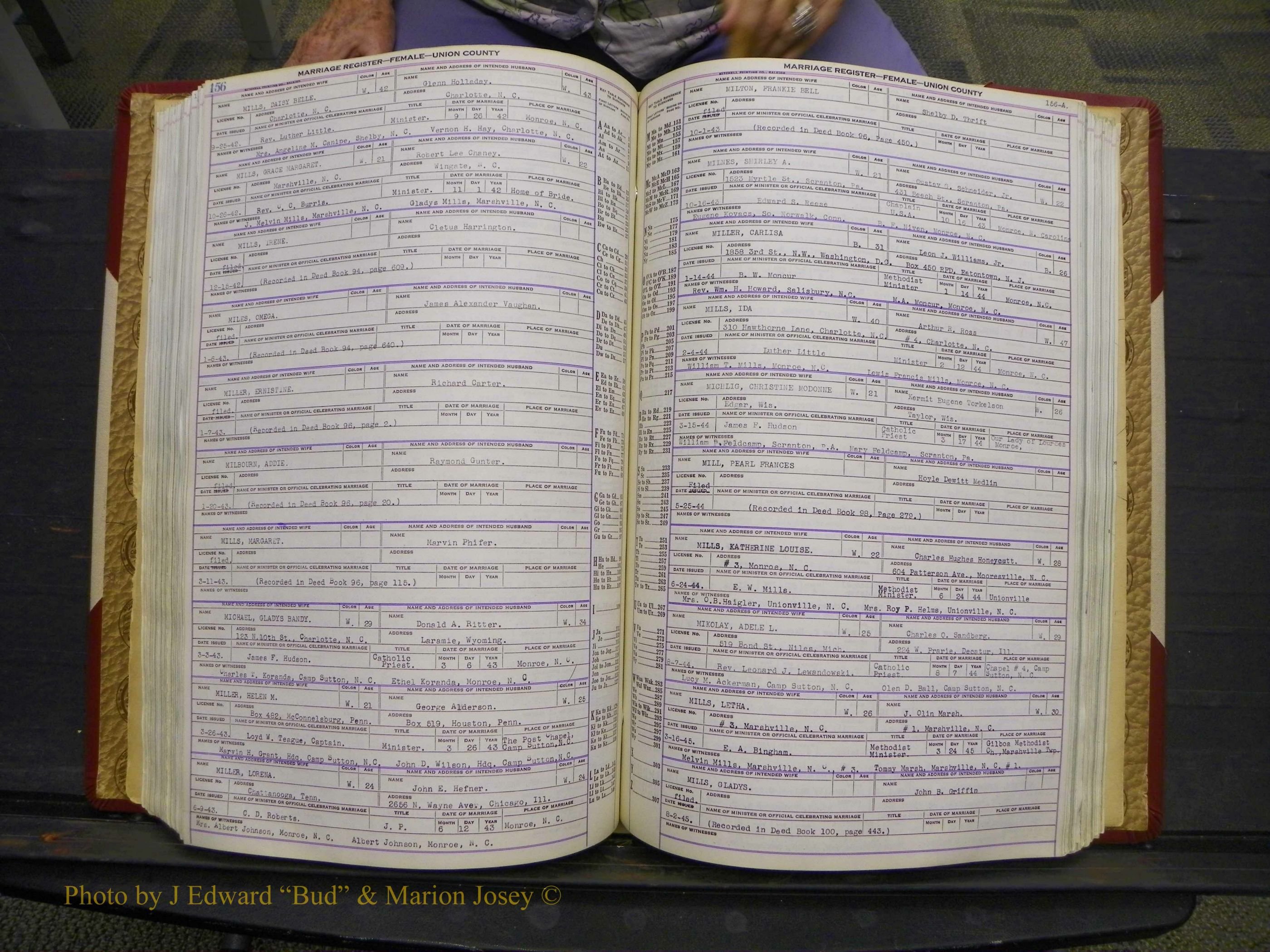 Union Co, NC Marriages Female Index, A-Z, 1937-1965 (212).JPG