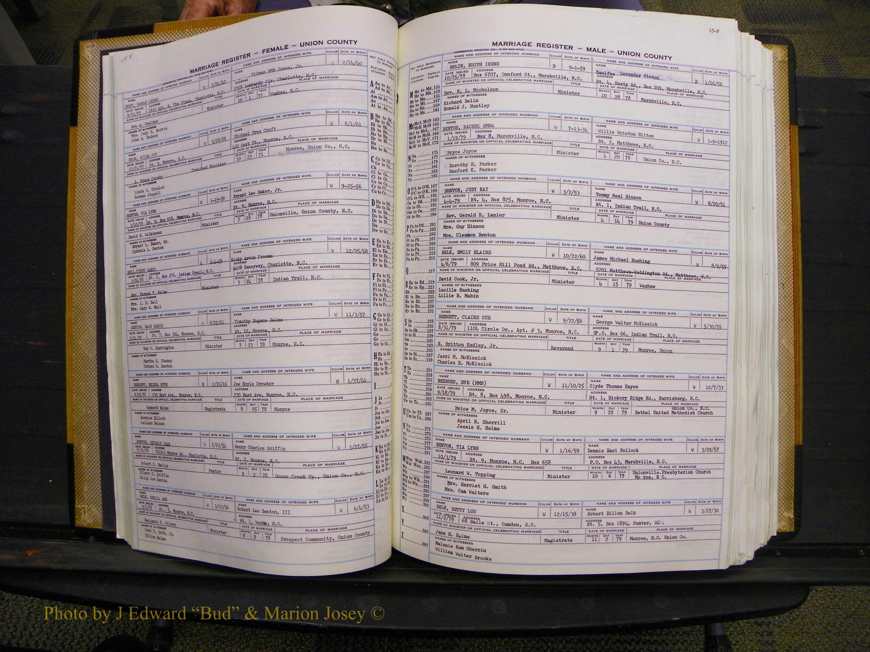 Union Co, NC Marriages Female Index, A-Z, 1966-1979 (22).JPG