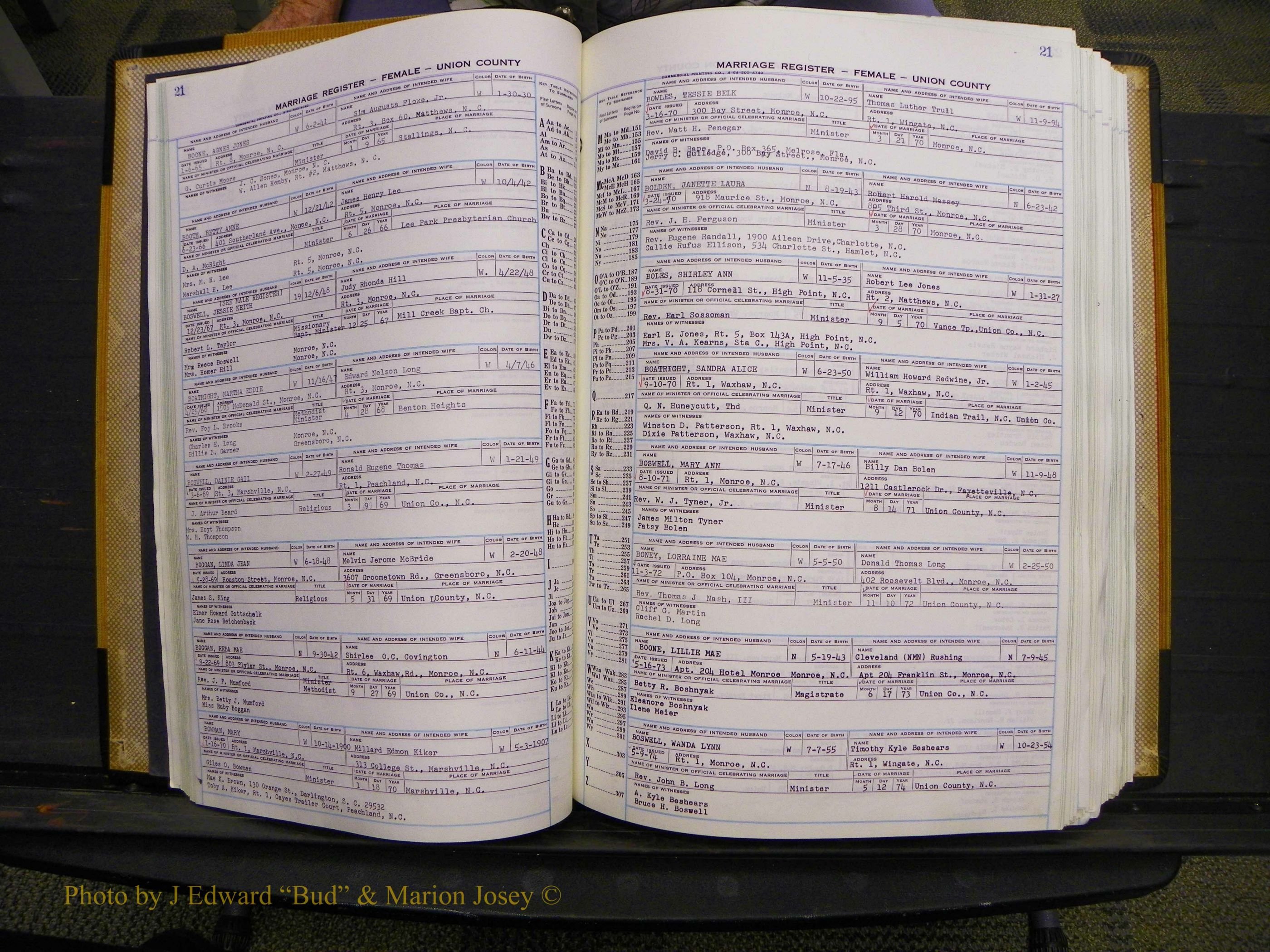 Union Co, NC Marriages Female Index, A-Z, 1966-1979 (29).JPG