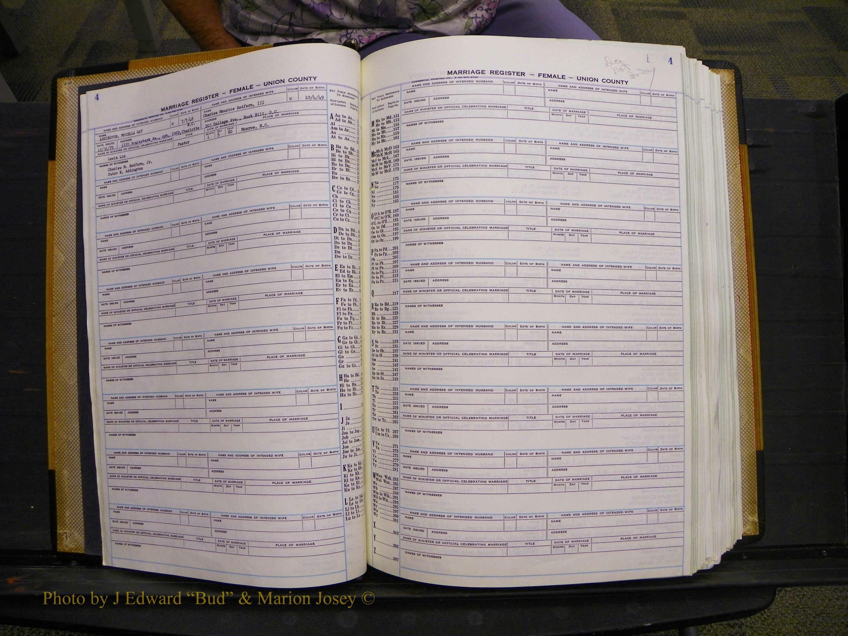 Union Co, NC Marriages Female Index, A-Z, 1966-1979 (3).JPG