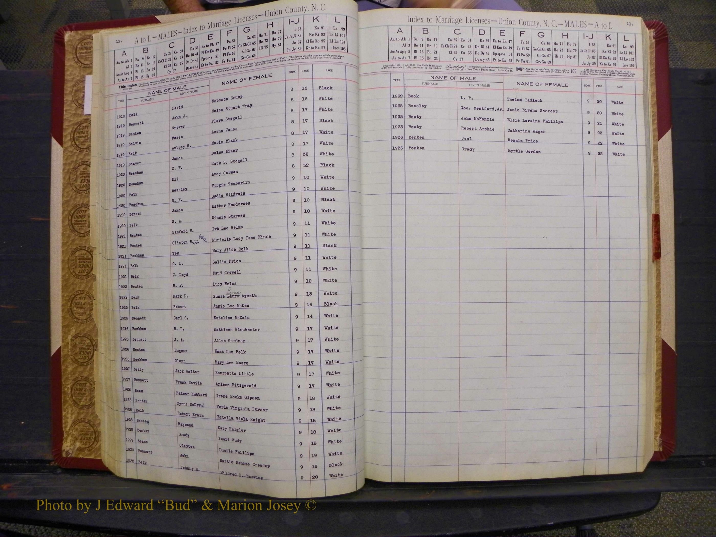 Union Co, NC Marriages Male Index, A-Z, 1842-1936 (20).JPG