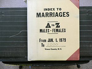 Vance Co, NC, Marriages, A-Z, 1979-2000 (100).JPG