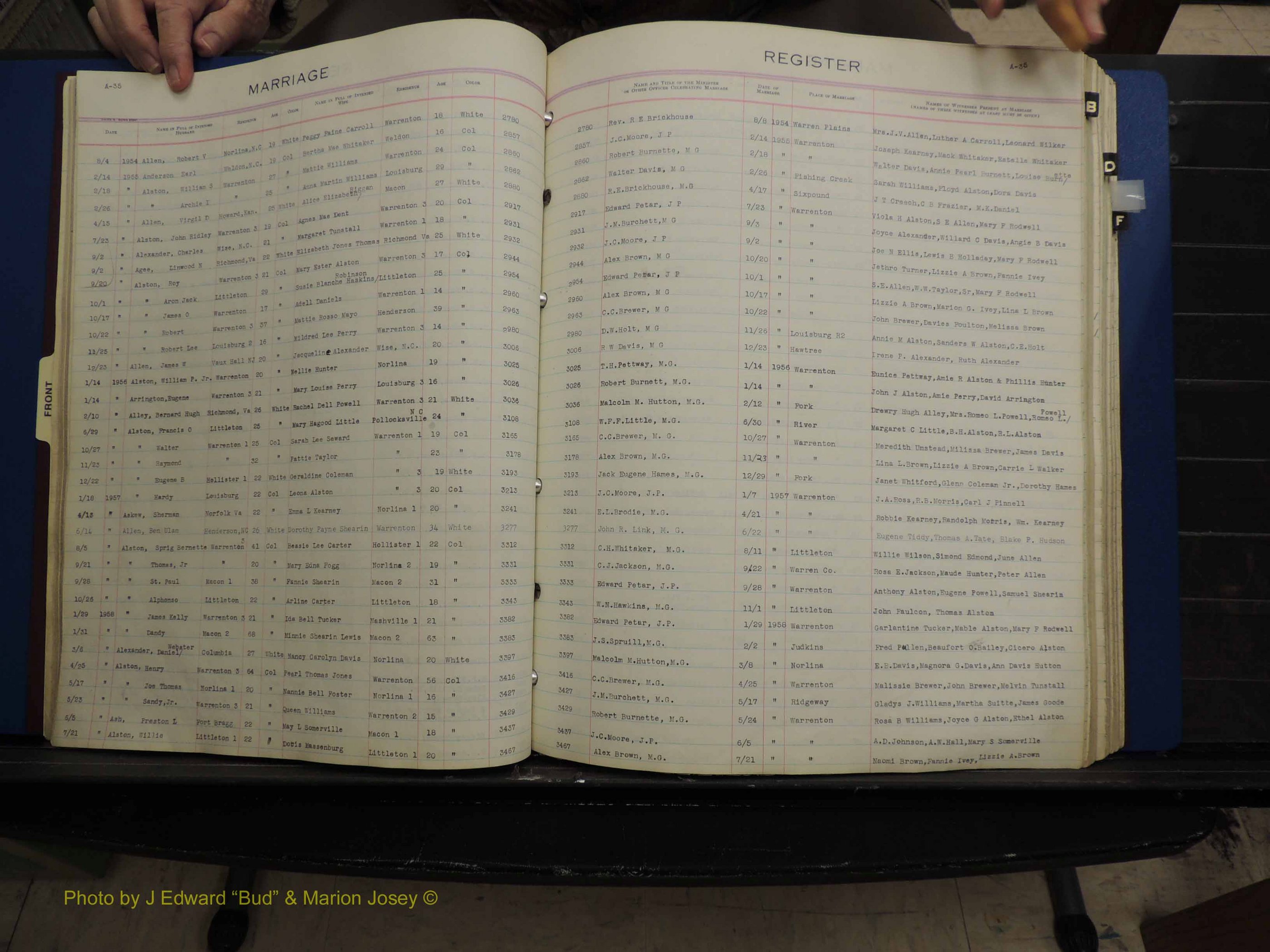 Warren Co, NC, Marriages, A-G, 1867-1978 (135).JPG
