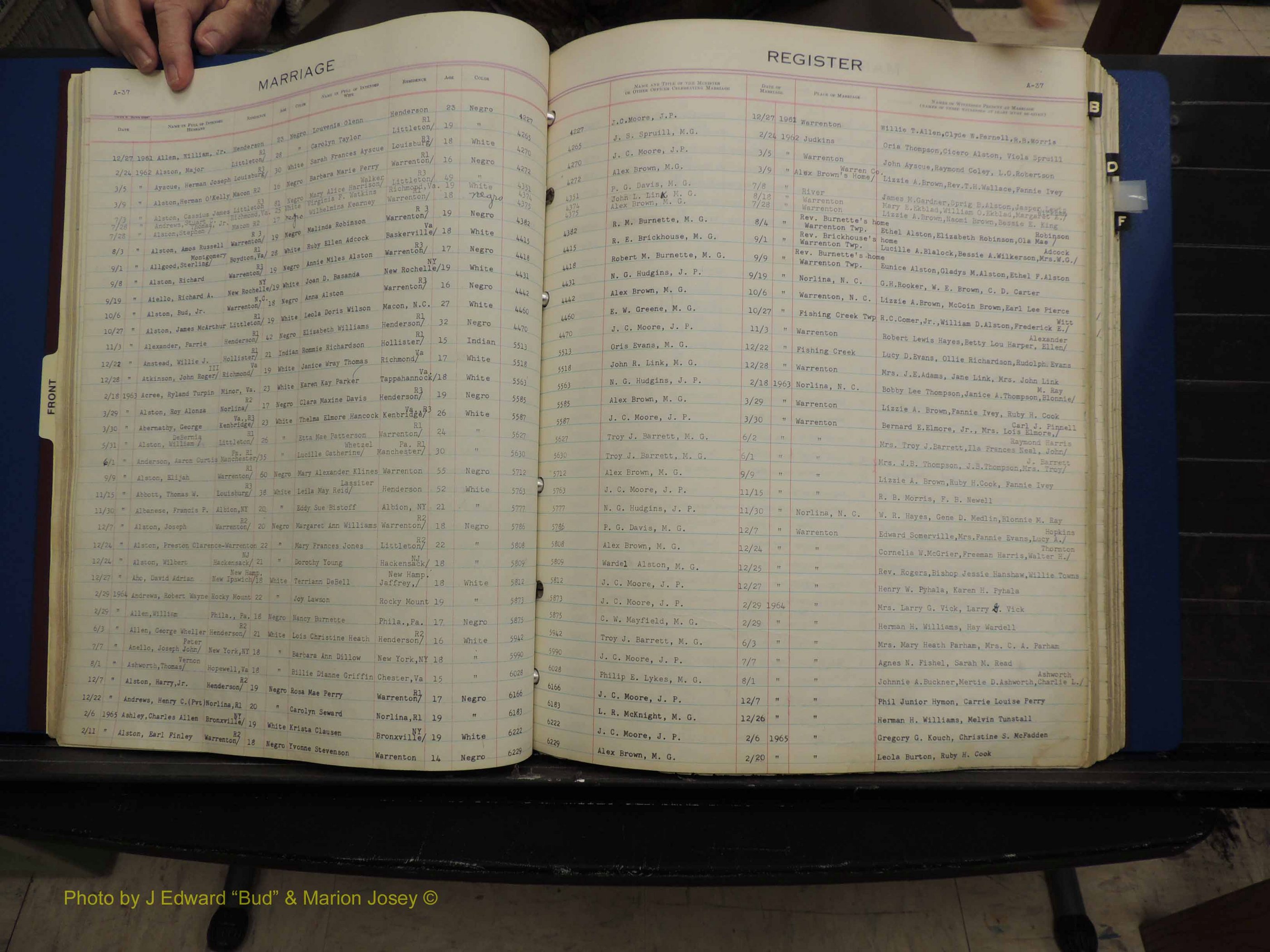 Warren Co, NC, Marriages, A-G, 1867-1978 (137).JPG