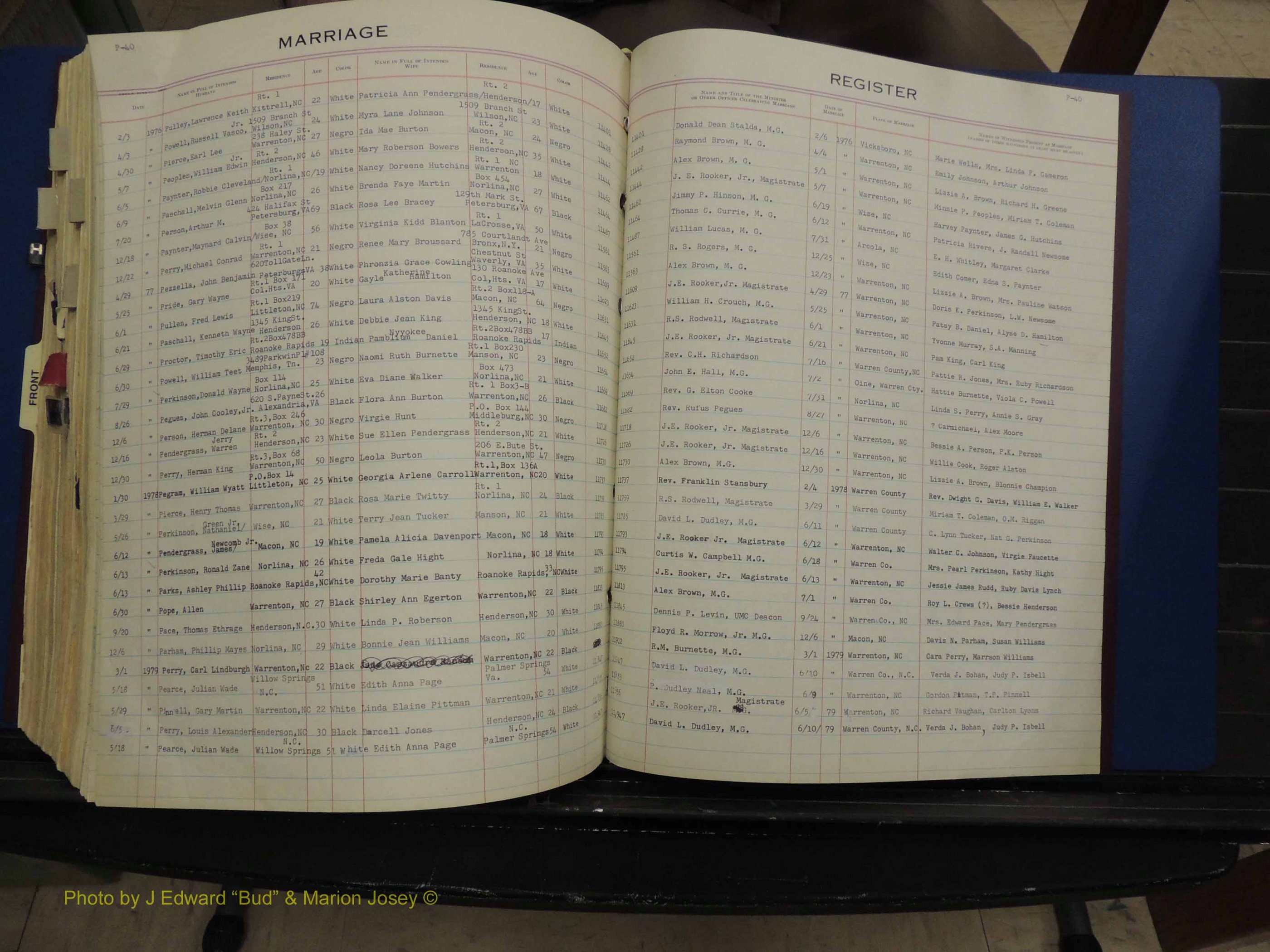 Warren Co, NC, Marriages, H-P, 1867-1978 (354).JPG