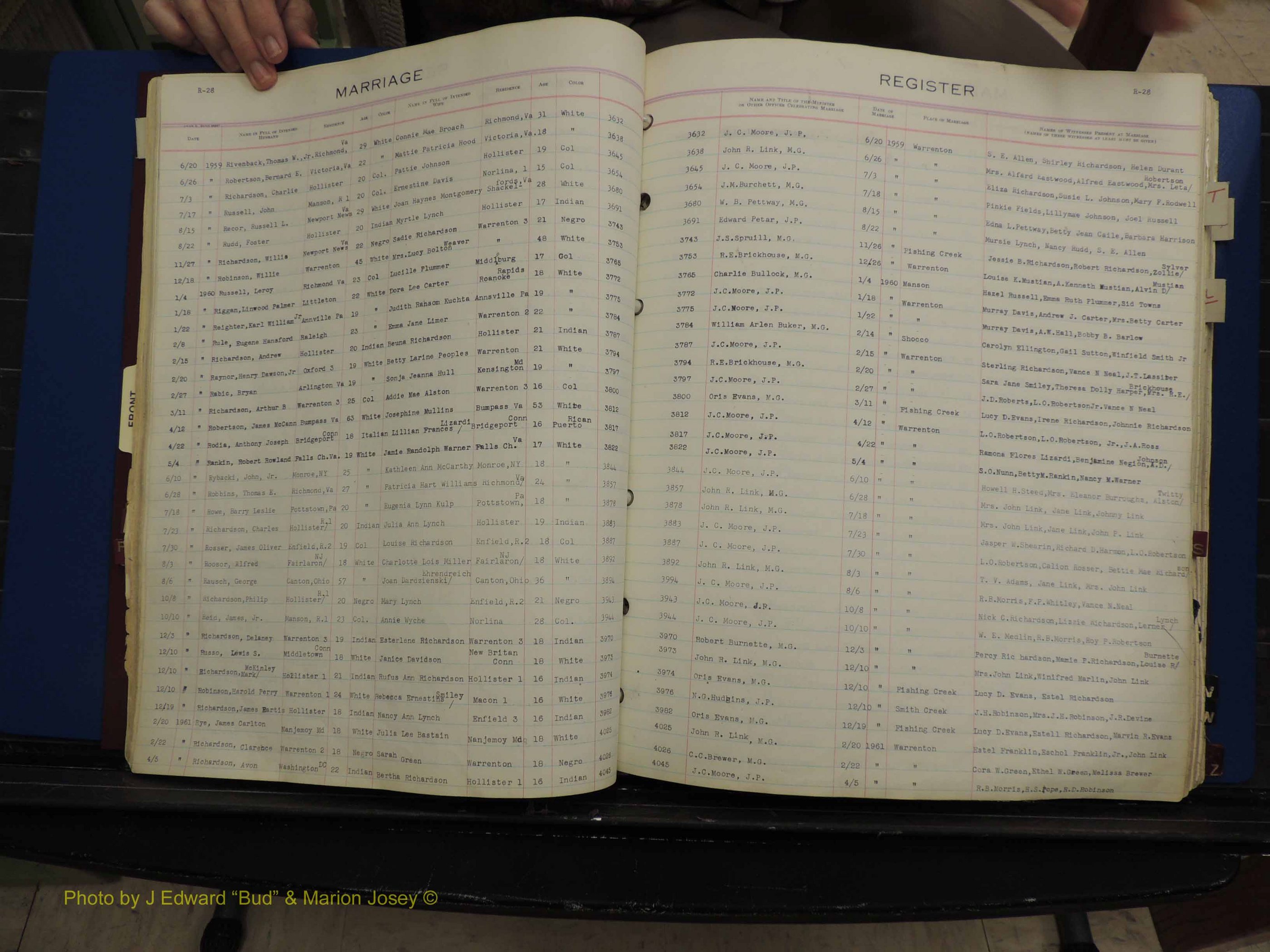 Warren Co, NC, Marriages, Q-Z, 1867-1978 (134).JPG