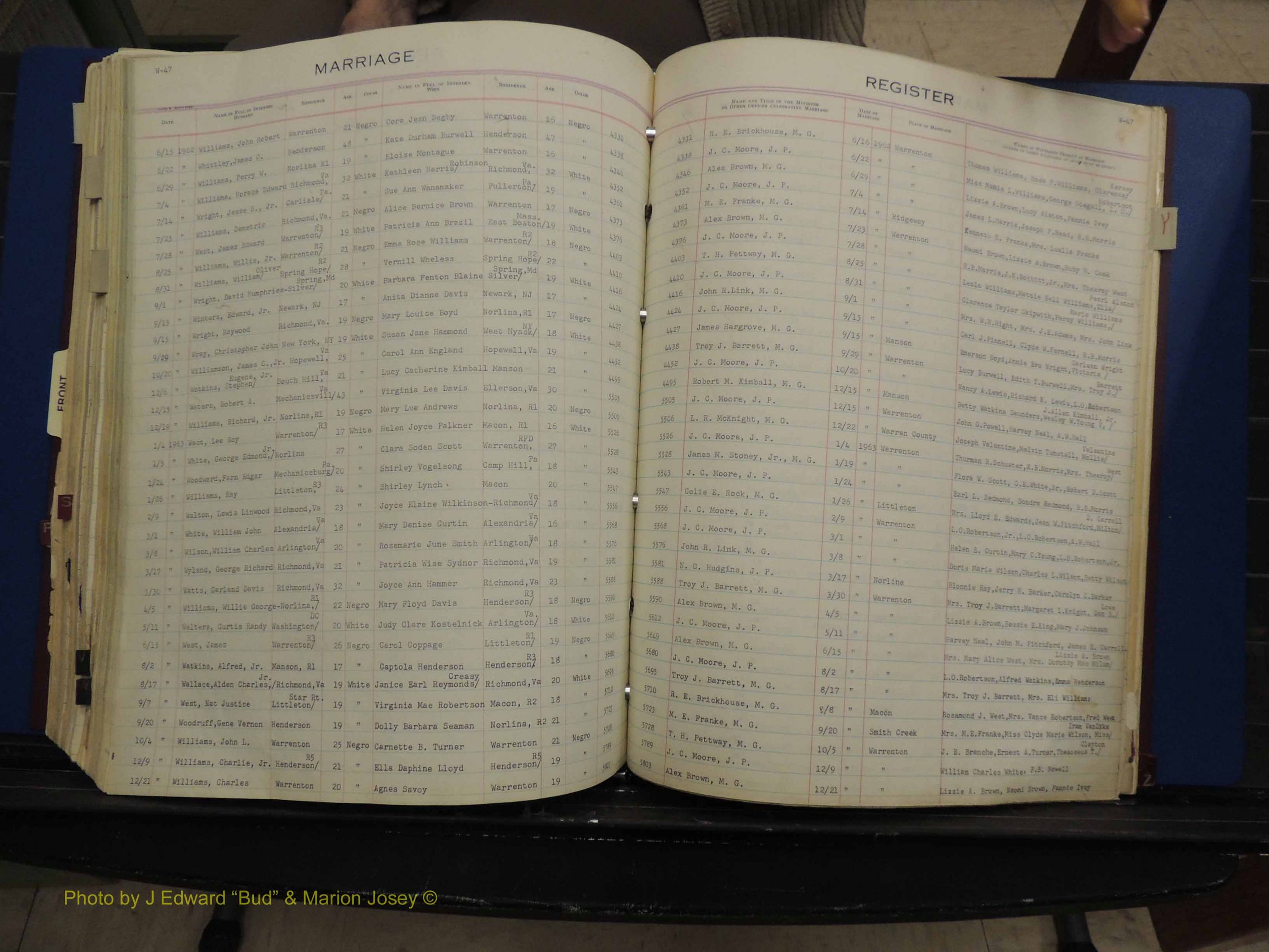 Warren Co, NC, Marriages, Q-Z, 1867-1978 (301).JPG