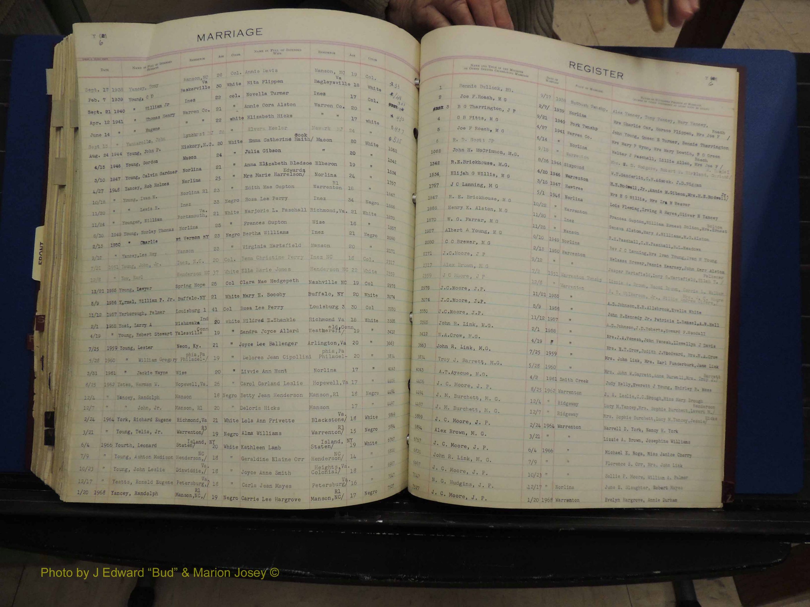 Warren Co, NC, Marriages, Q-Z, 1867-1978 (317).JPG