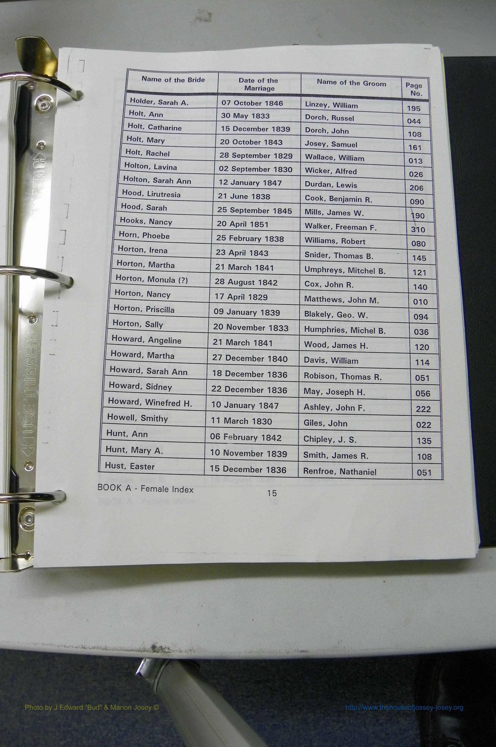 Was GA, Marr Index Books A - F, 1828 - 1890, Female, (015).JPG