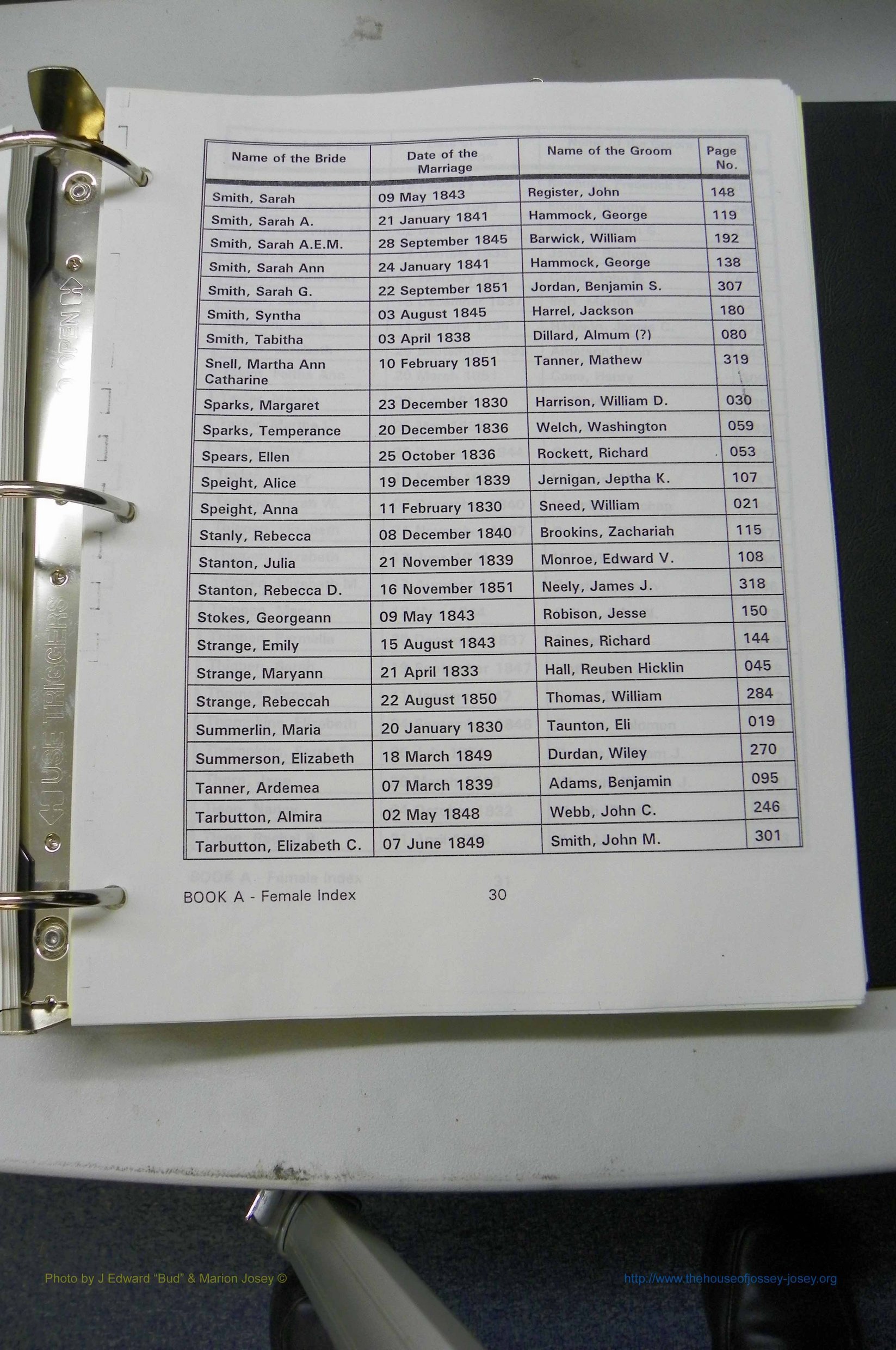 Was GA, Marr Index Books A - F, 1828 - 1890, Female, (029).JPG