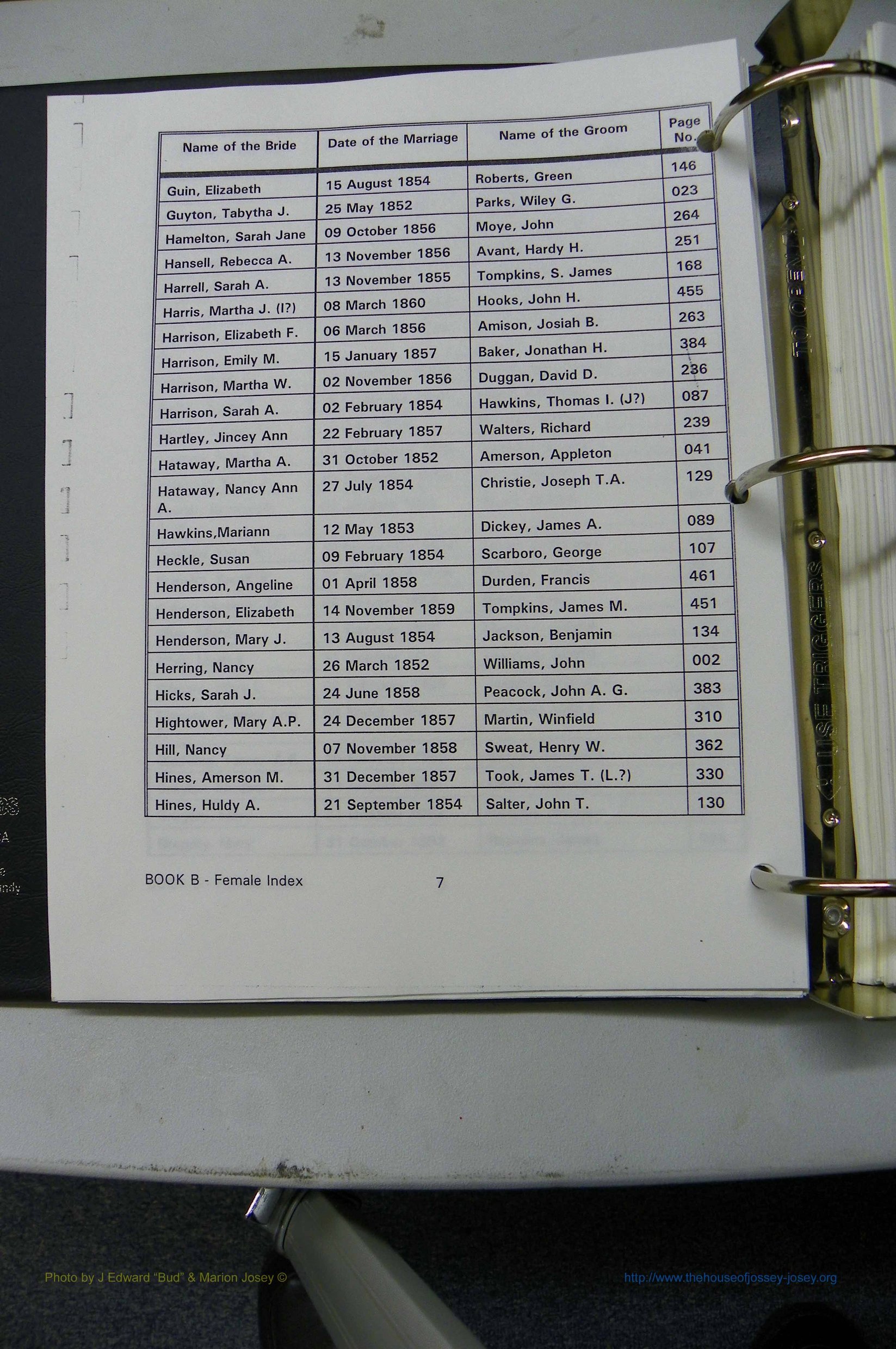 Was GA, Marr Index Books A - F, 1828 - 1890, Female, (043).JPG