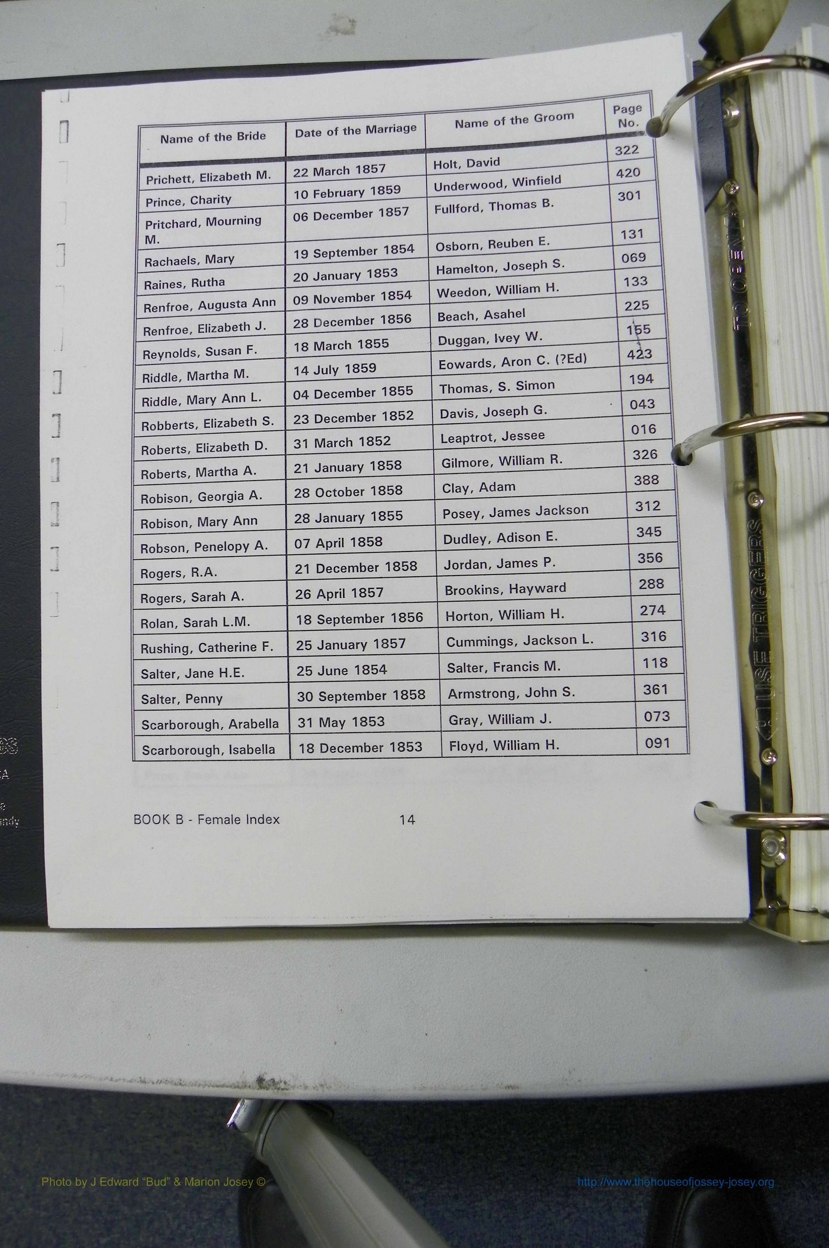 Was GA, Marr Index Books A - F, 1828 - 1890, Female, (049).JPG