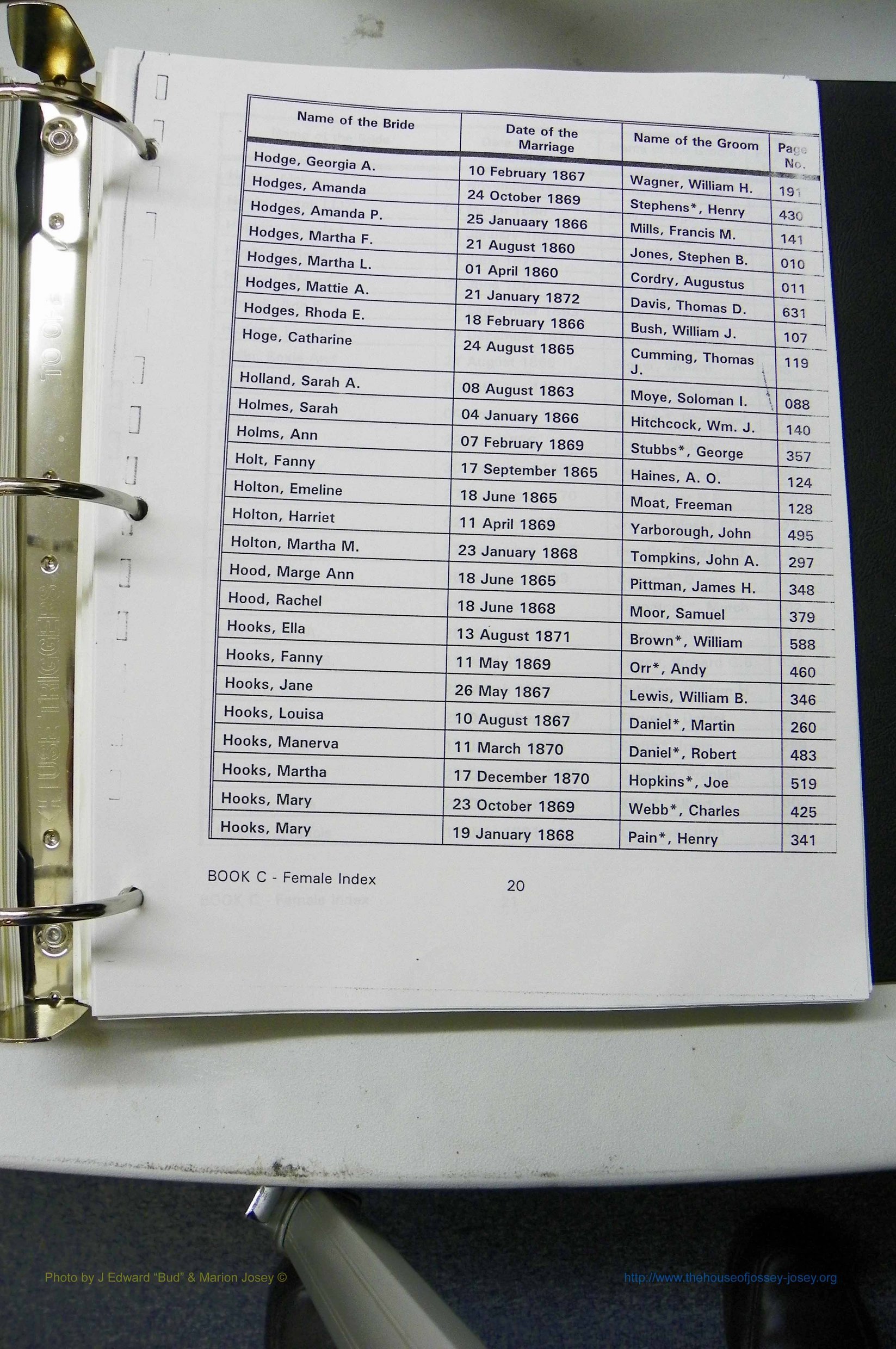 Was GA, Marr Index Books A - F, 1828 - 1890, Female, (076).JPG
