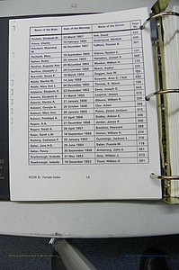 Was GA, Marr Index Books A - F, 1828 - 1890, Female, (049).JPG