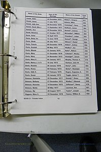 Was GA, Marr Index Books A - F, 1828 - 1890, Female, (117).JPG