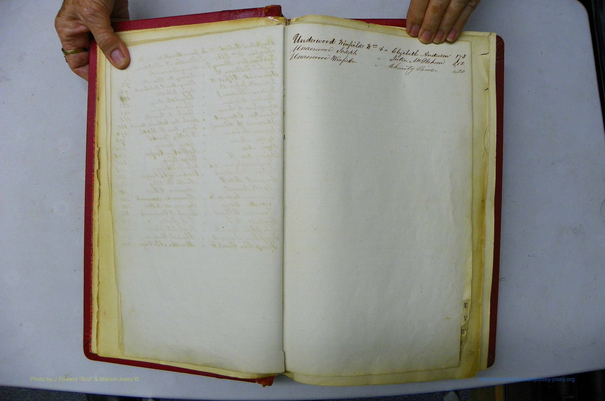 Was GA, Marriages Book B, 1852 - 1860, Index U.JPG