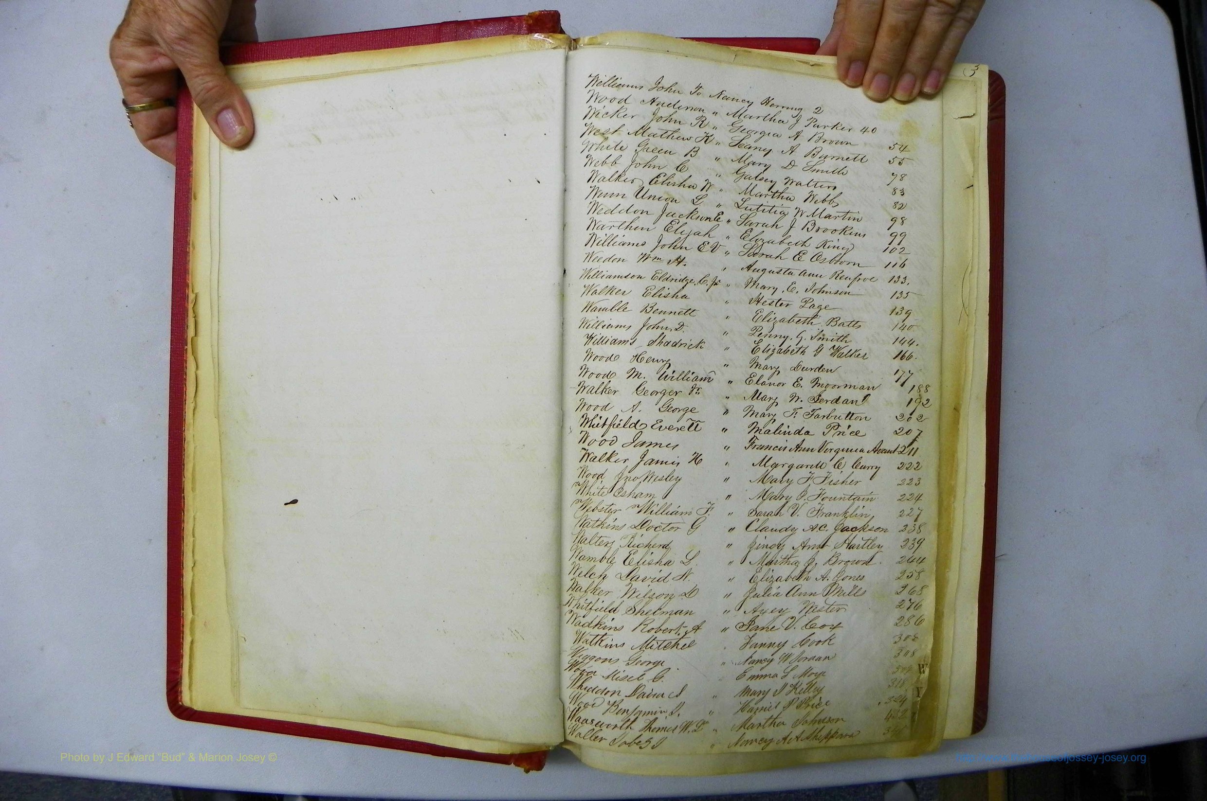Was GA, Marriages Book B, 1852 - 1860, Index W.JPG