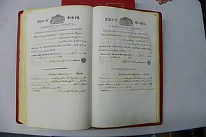Was GA, Marriages Book B, 1852 - 1860, P 402-403.JPG