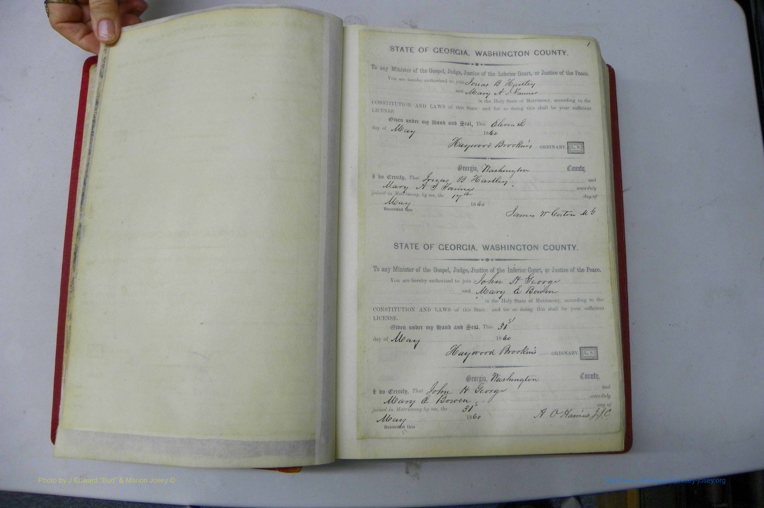 Was GA, Marriages Book C, 1860 - 1872, P 001.JPG