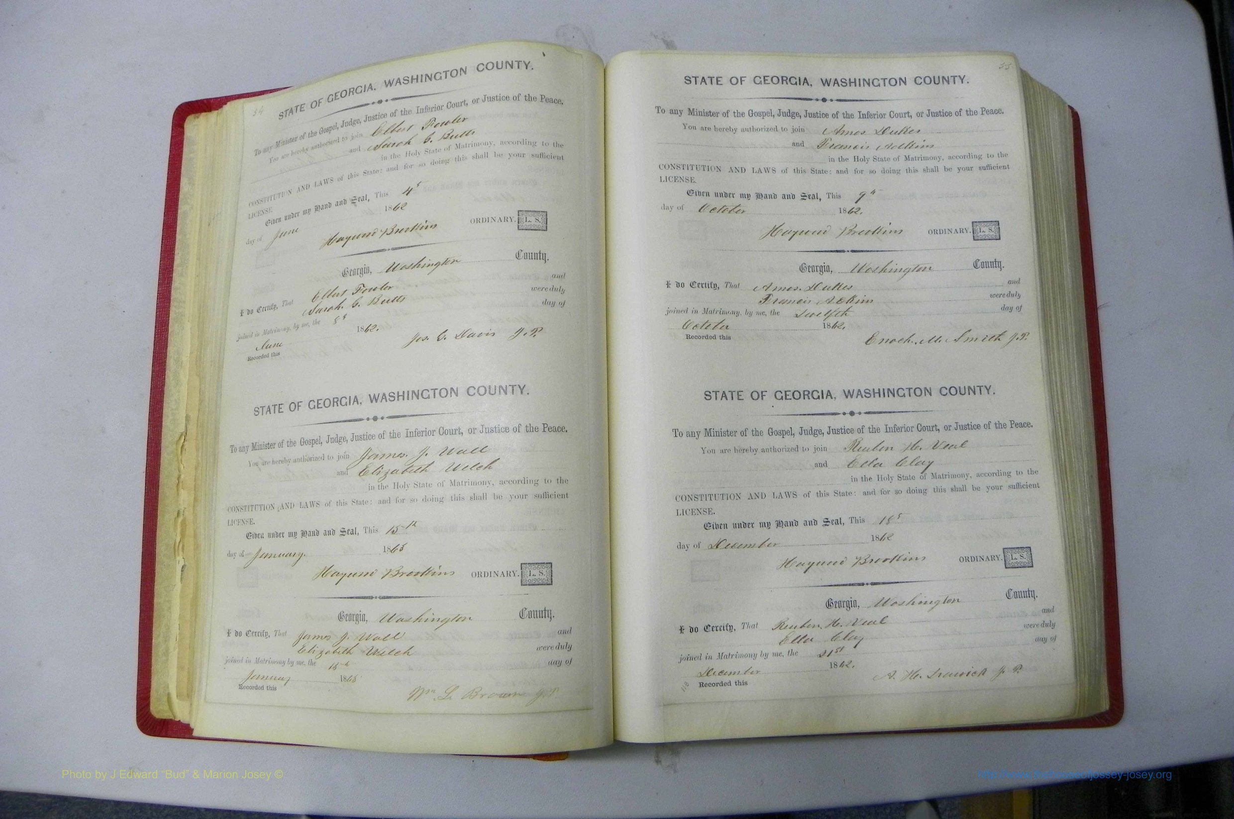 Was GA, Marriages Book C, 1860 - 1872, P 054-055.JPG