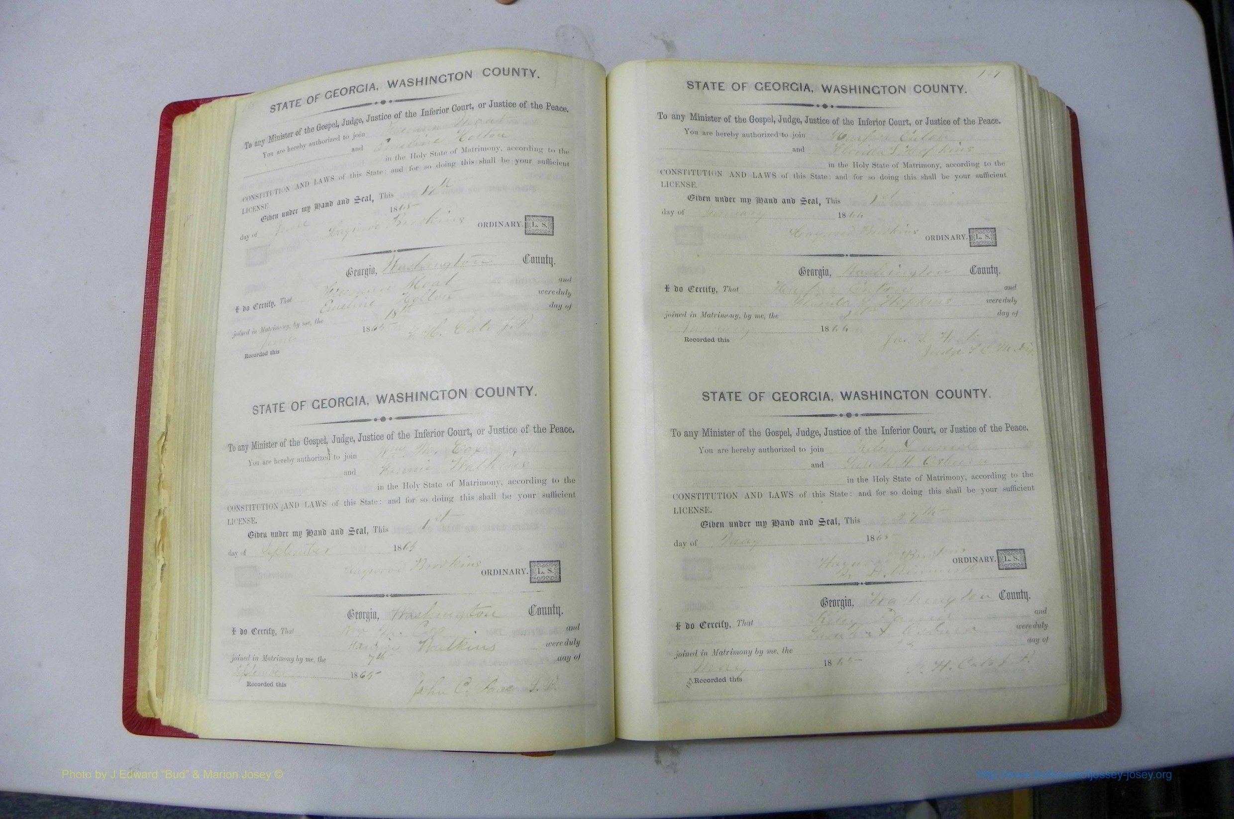 Was GA, Marriages Book C, 1860 - 1872, P 128-129.JPG