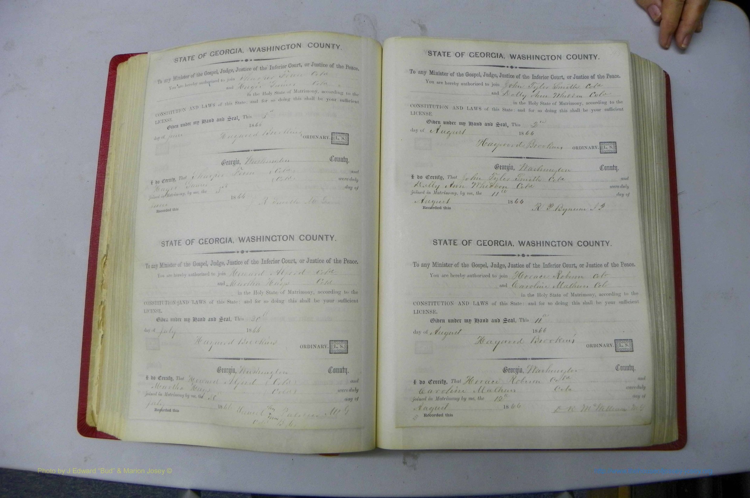 Was GA, Marriages Book C, 1860 - 1872, P 162-163.JPG