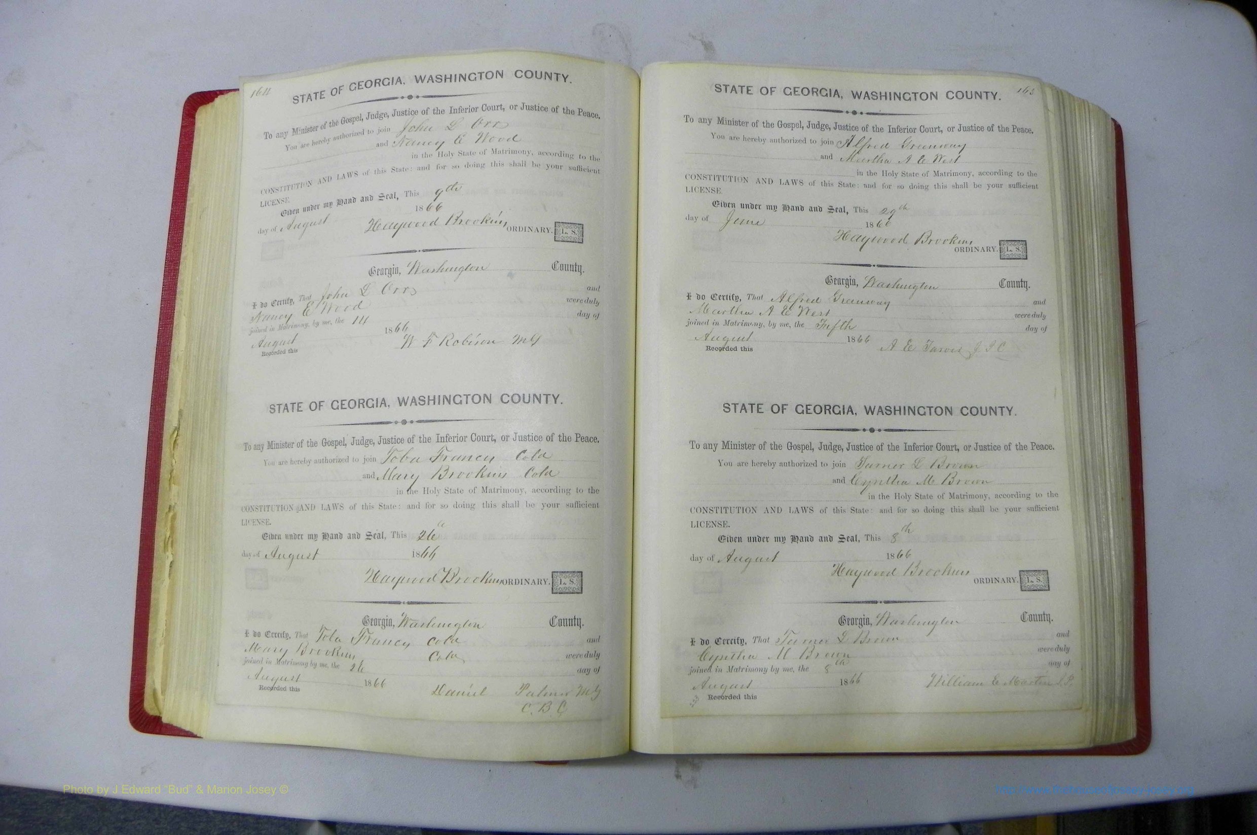 Was GA, Marriages Book C, 1860 - 1872, P 164-165.JPG