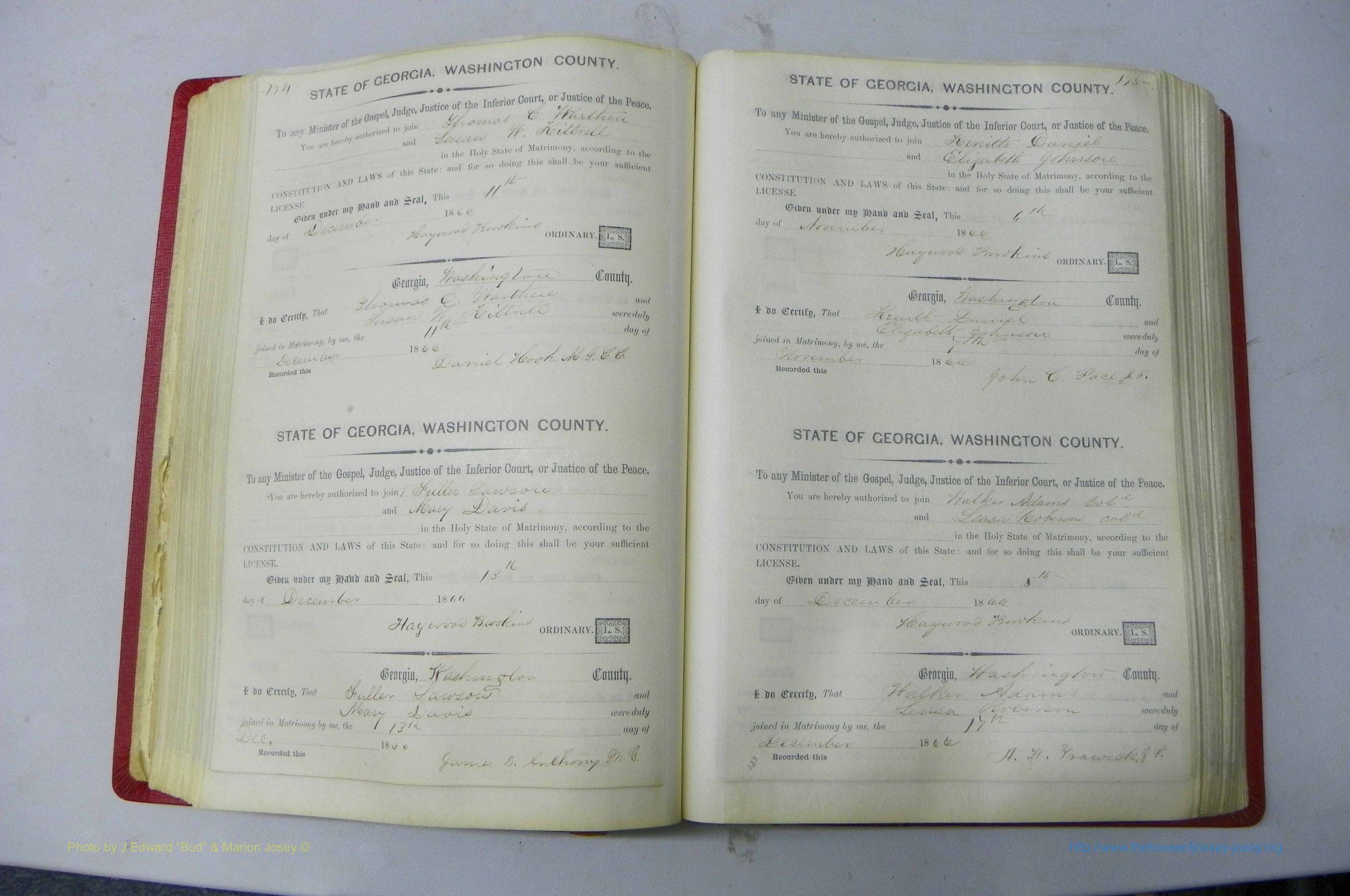 Was GA, Marriages Book C, 1860 - 1872, P 174-175.JPG