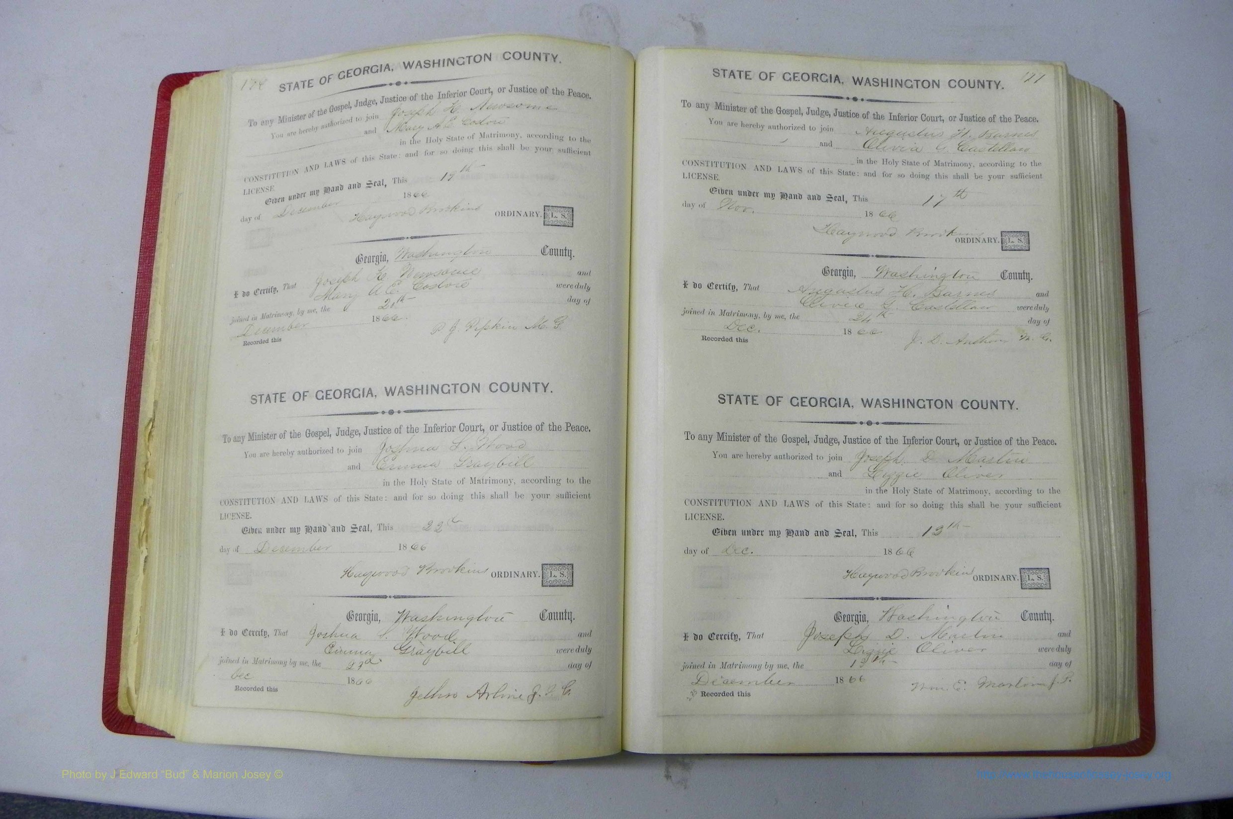 Was GA, Marriages Book C, 1860 - 1872, P 176-177.JPG