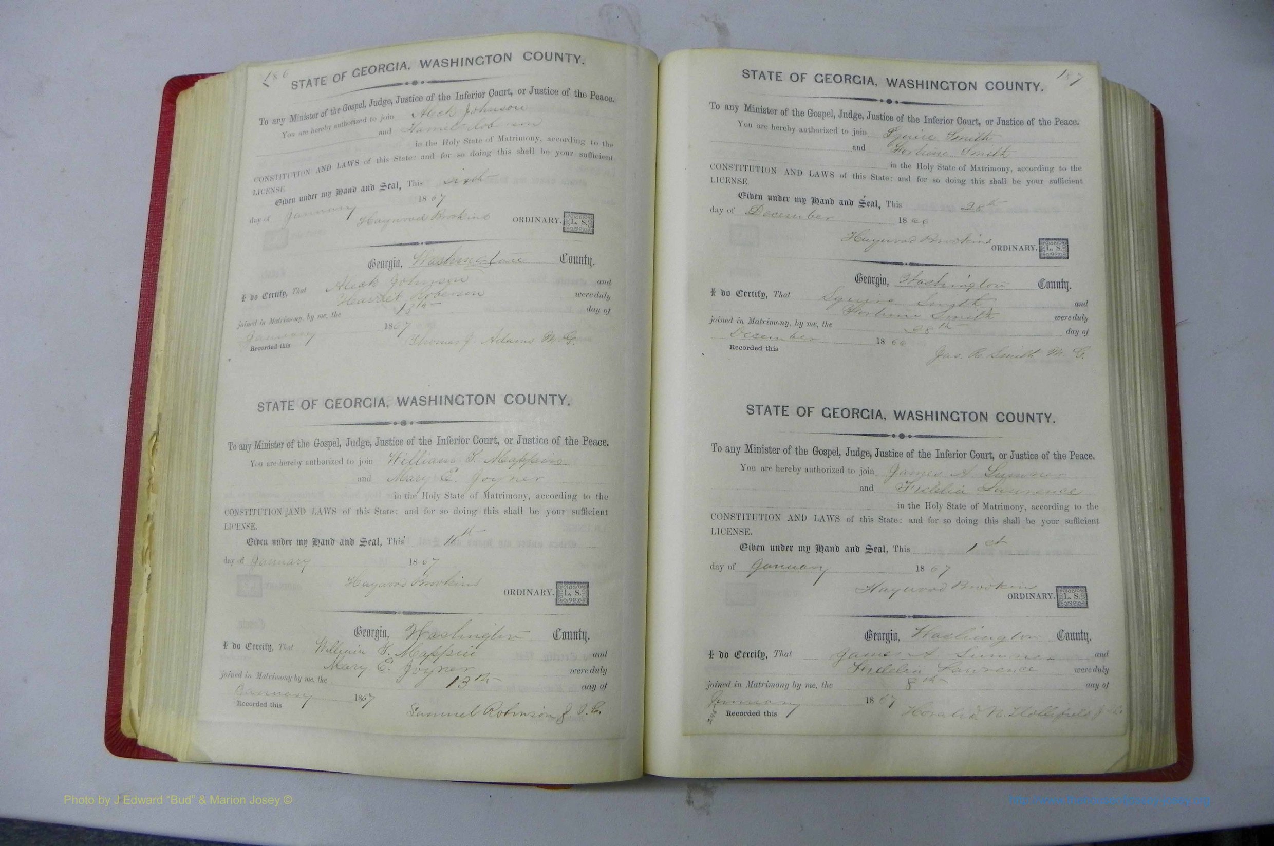 Was GA, Marriages Book C, 1860 - 1872, P 186-187.JPG