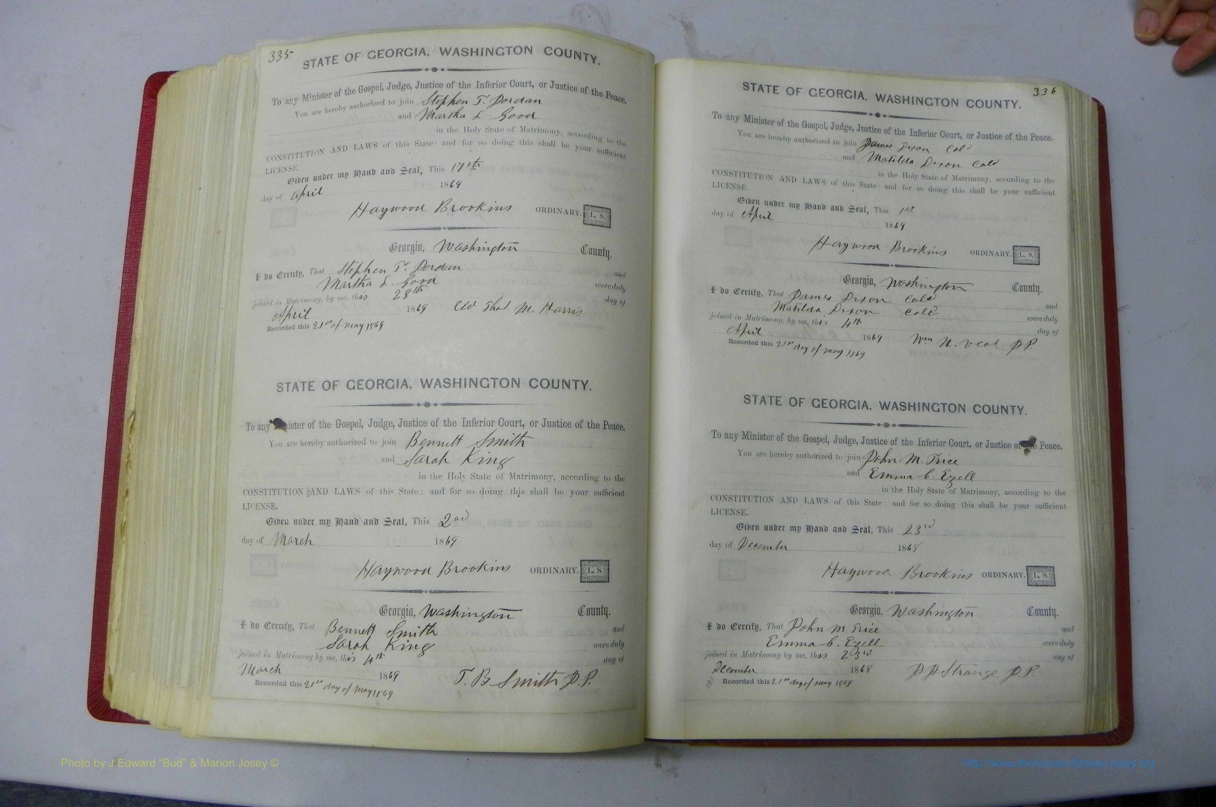 Was GA, Marriages Book C, 1860 - 1872, P 335-336.JPG