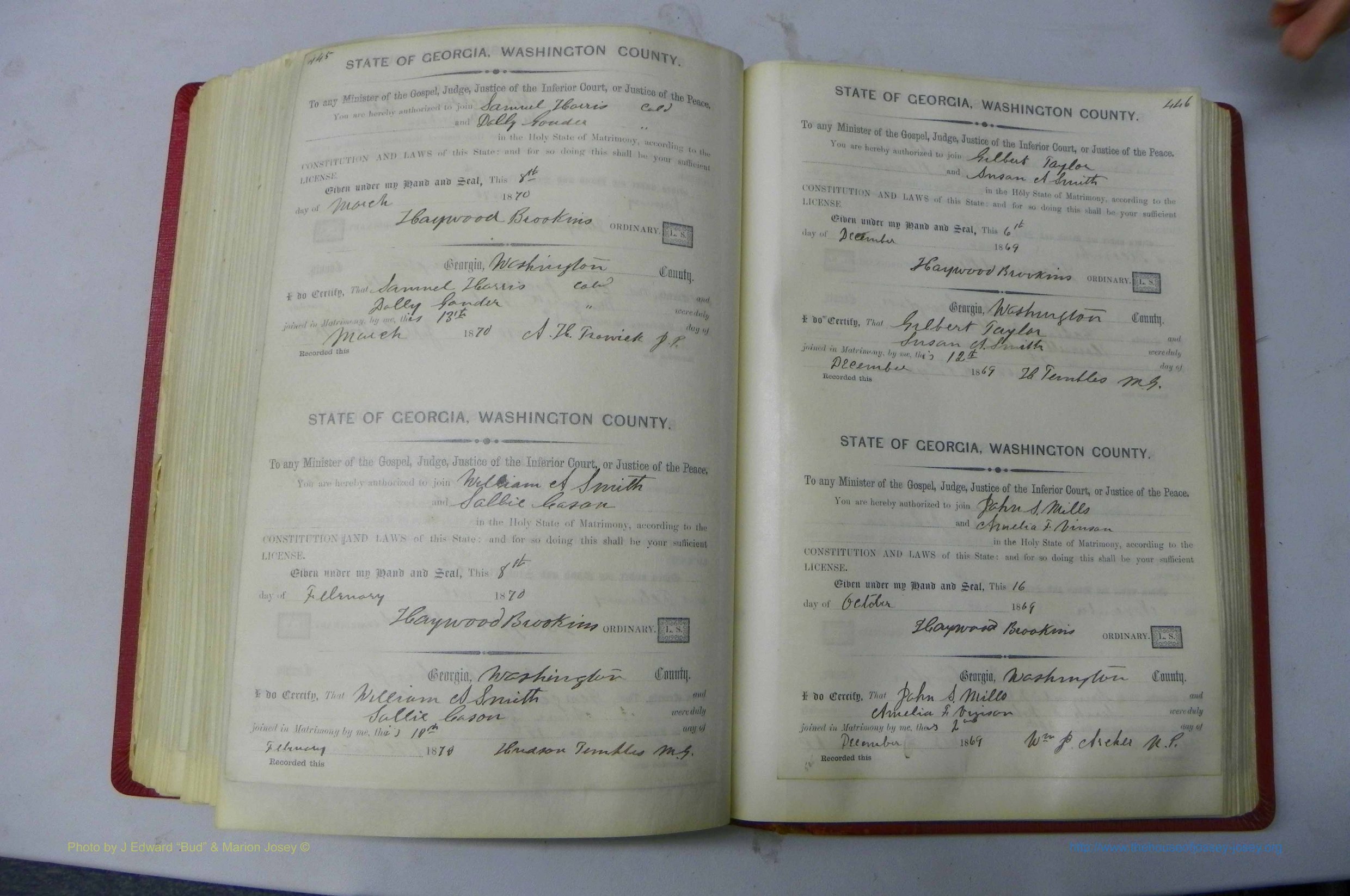 Was GA, Marriages Book C, 1860 - 1872, P 445-446.JPG