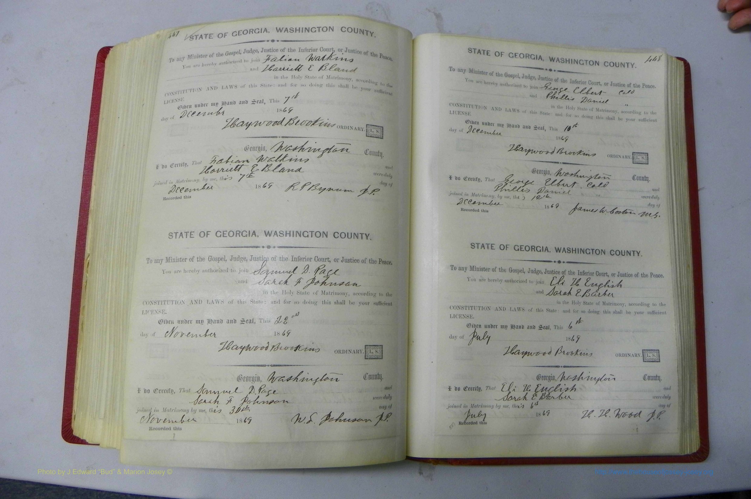 Was GA, Marriages Book C, 1860 - 1872, P 447-448.JPG