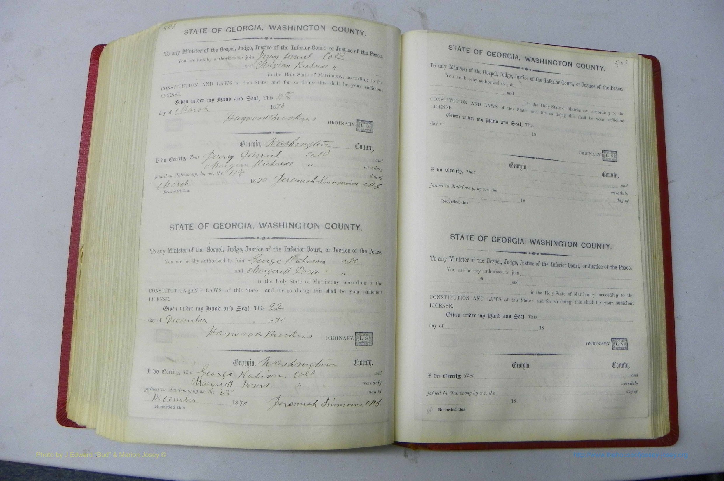 Was GA, Marriages Book C, 1860 - 1872, P 507-508.JPG