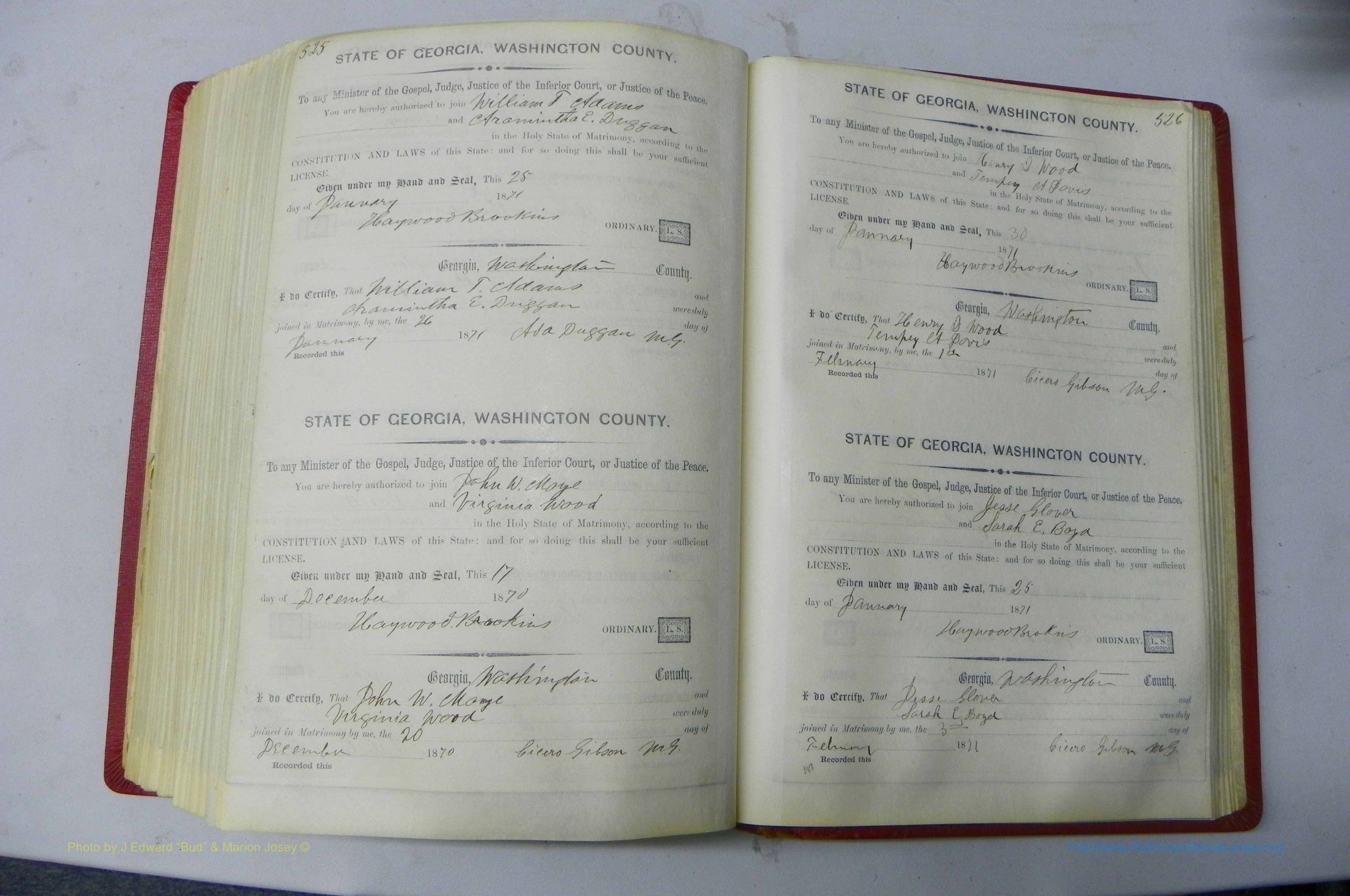 Was GA, Marriages Book C, 1860 - 1872, P 525-526.JPG