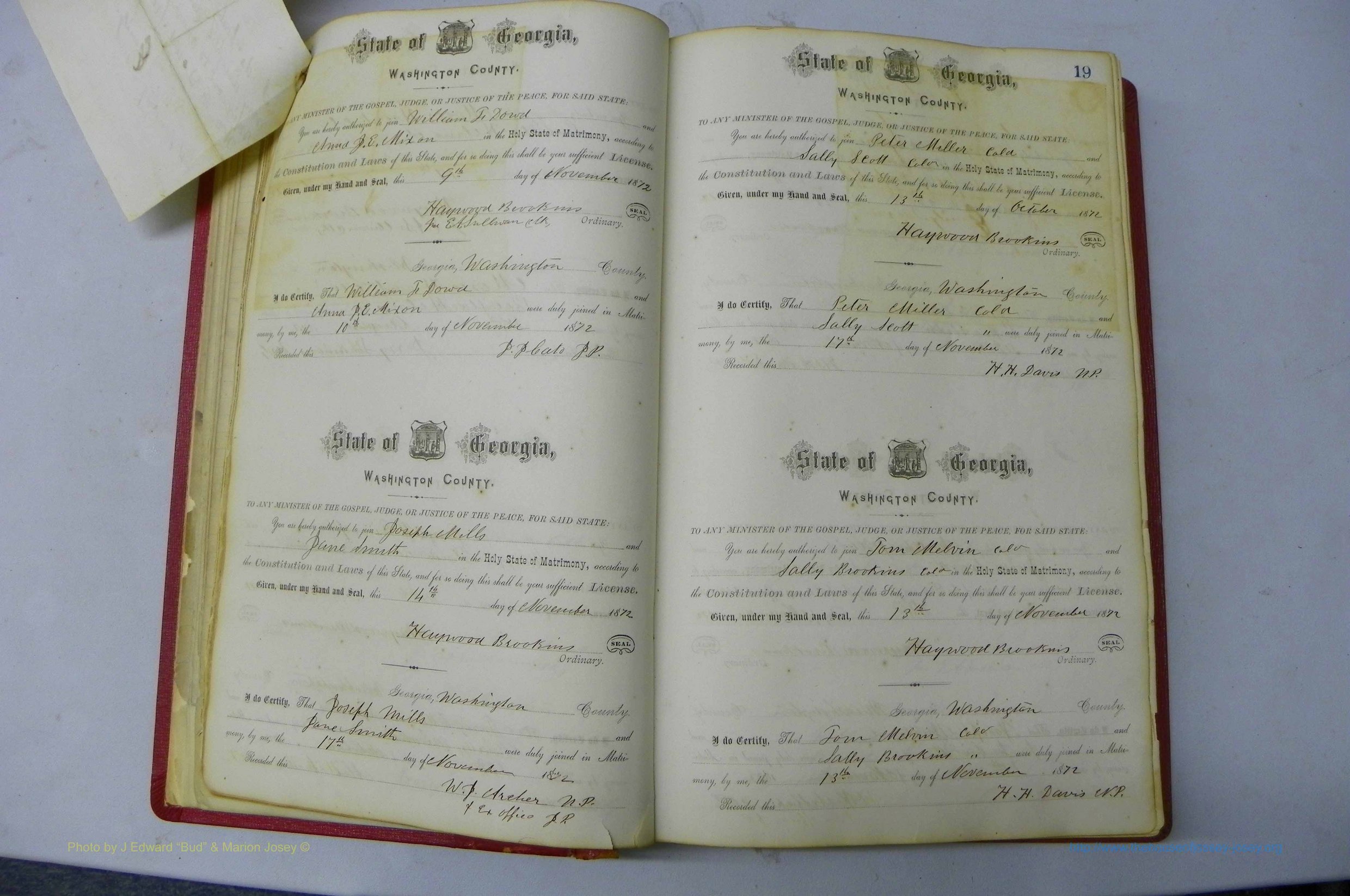Was GA, Marriages Book D, 1872 - 1879, P 018-019a.JPG