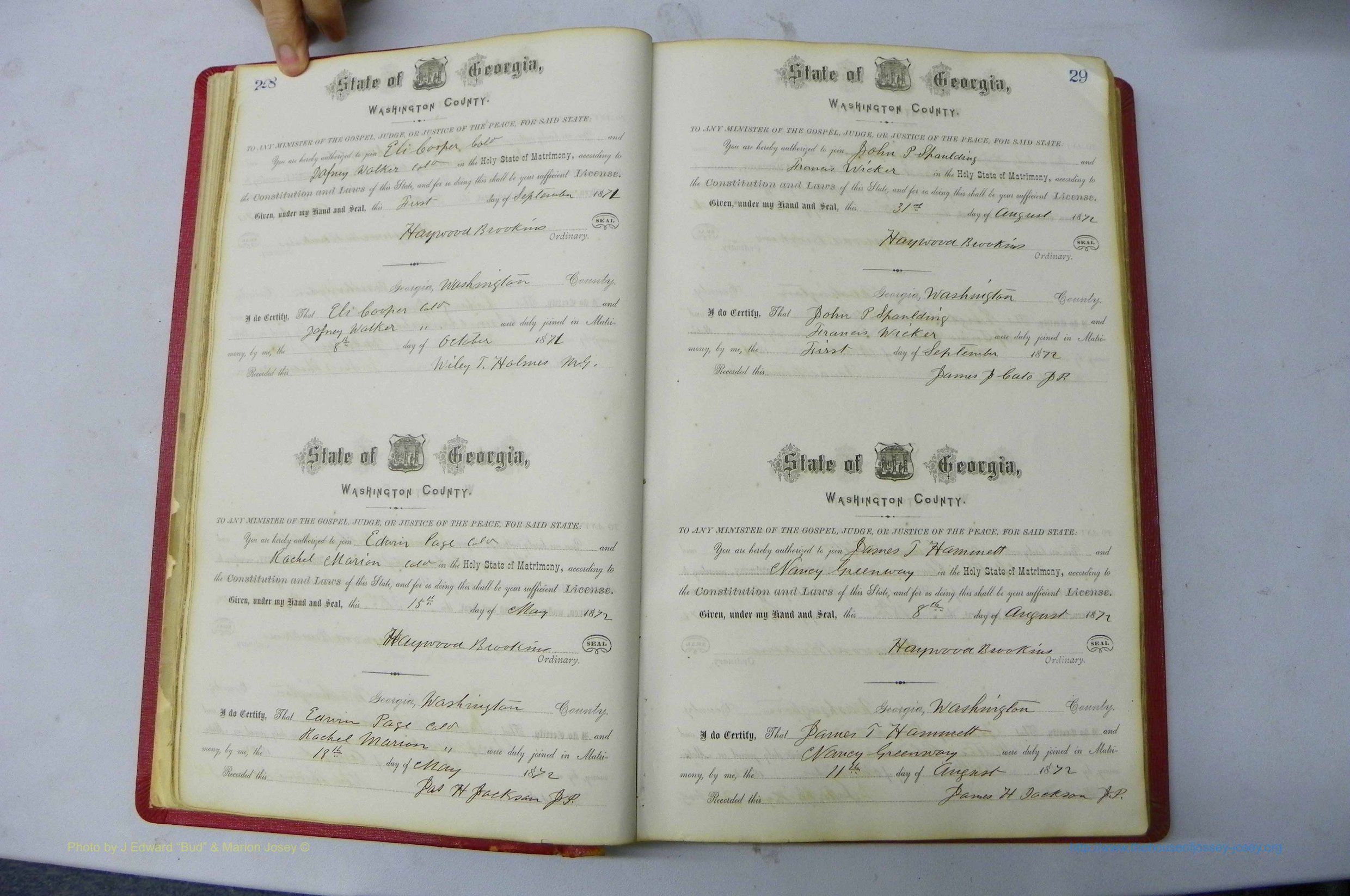Was GA, Marriages Book D, 1872 - 1879, P 028-029.JPG