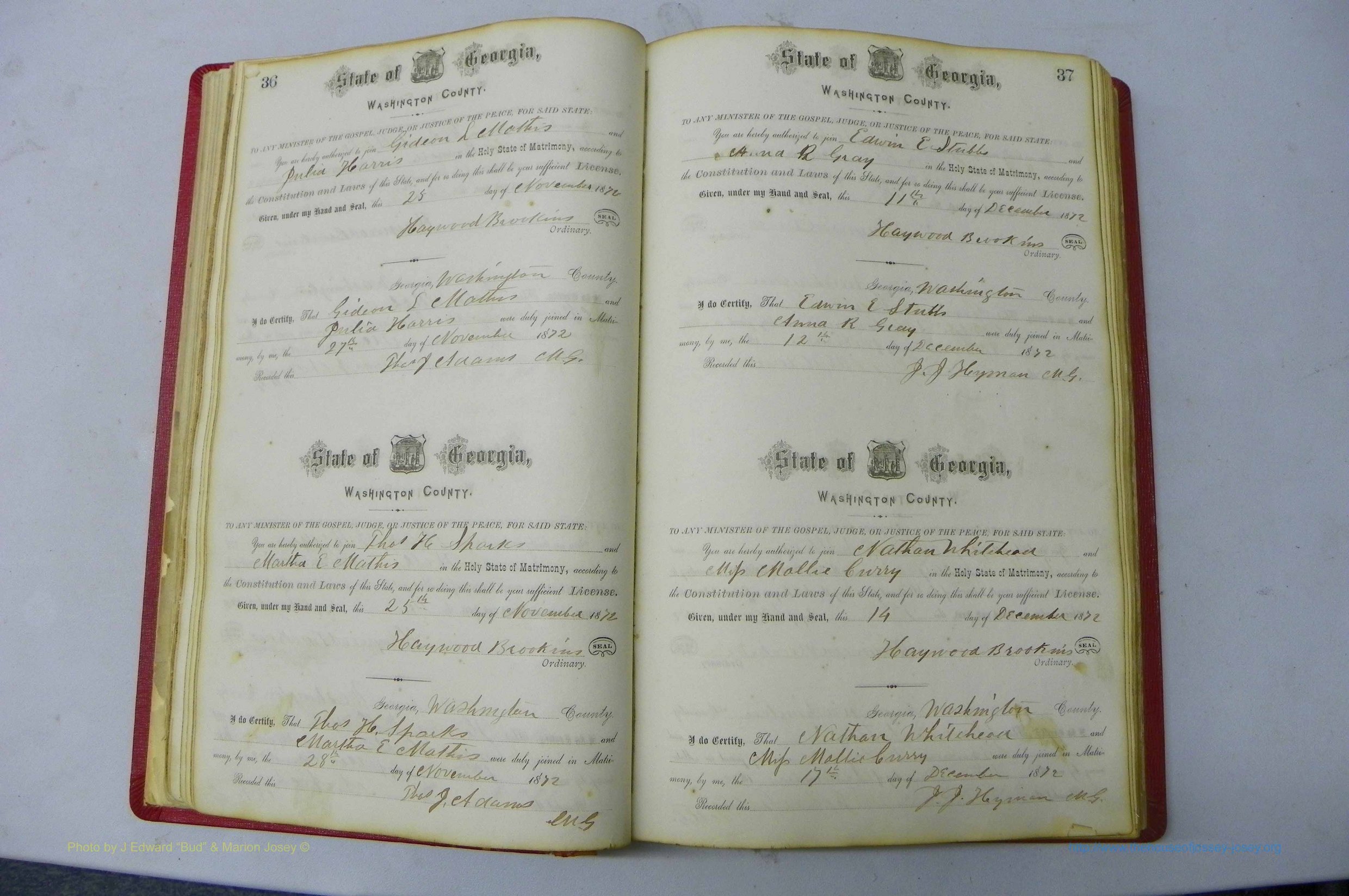 Was GA, Marriages Book D, 1872 - 1879, P 036-037.JPG